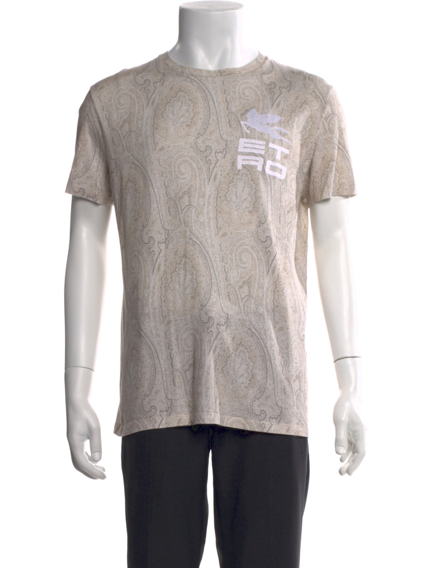 Etro Graphic Print Crew Neck T-Shirt