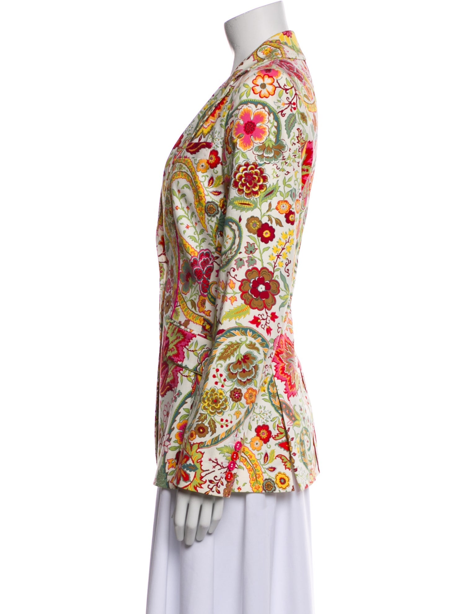 Etro Floral Print Blazer