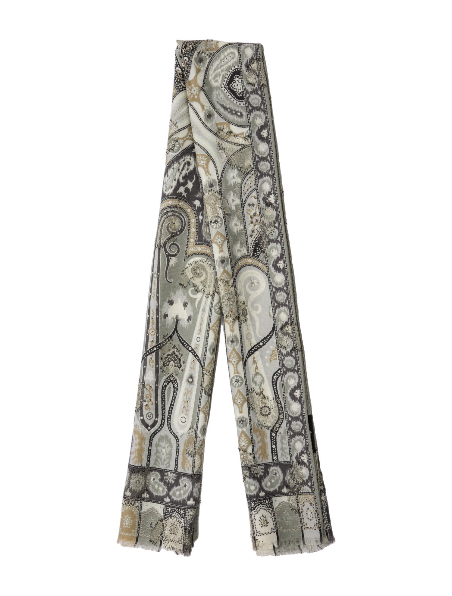 Etro Paisley Print Scarf