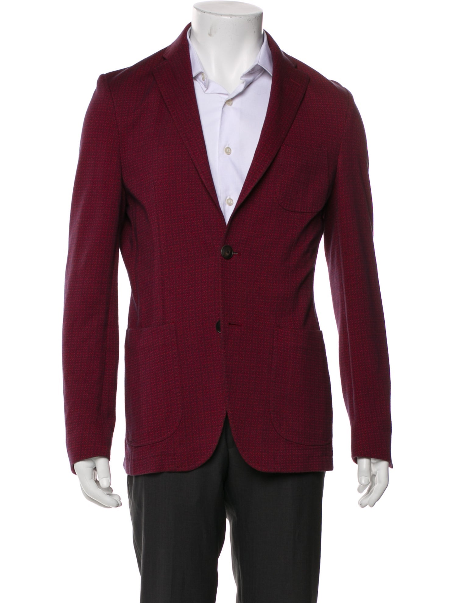 Etro Plaid Print Blazer