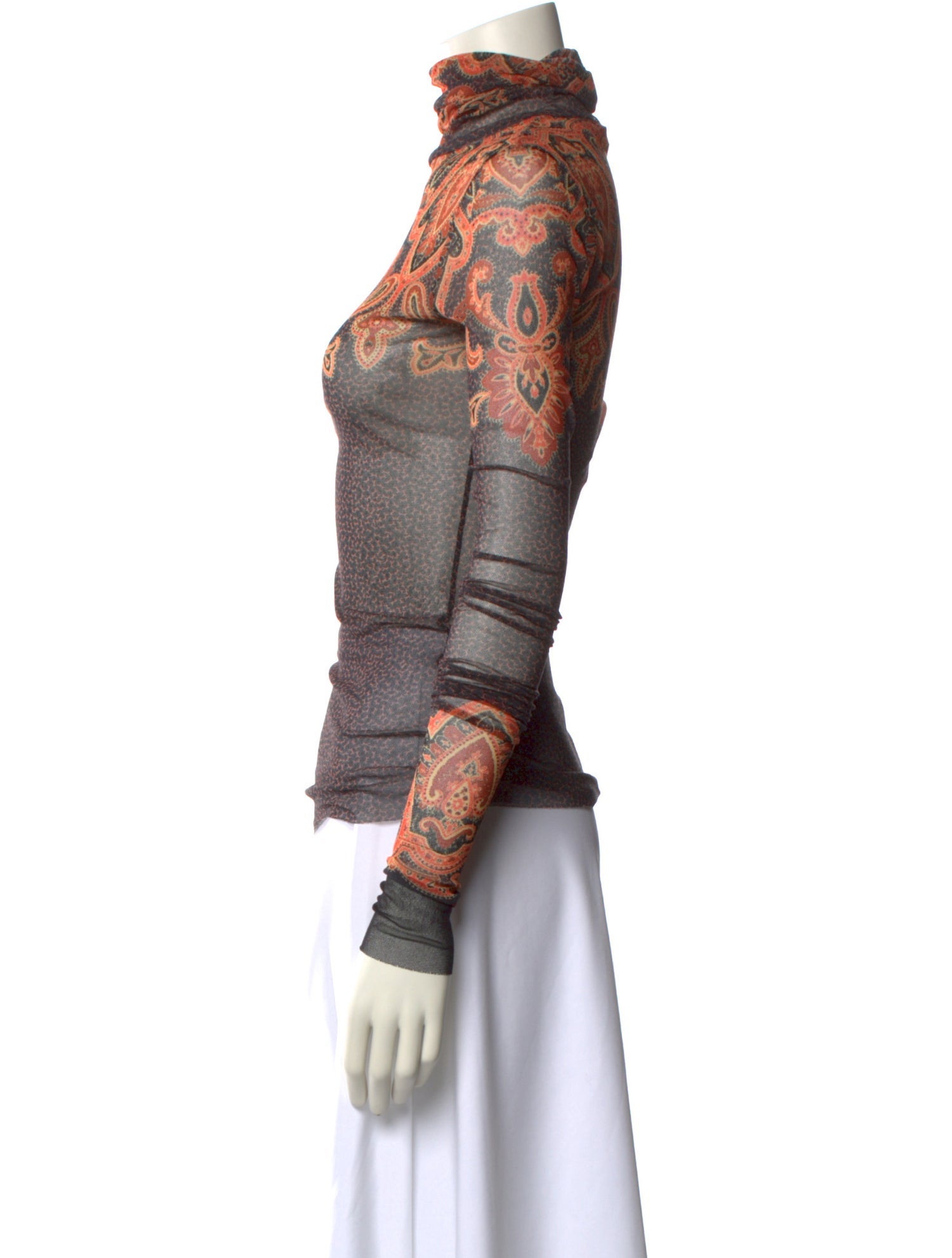 Etro Printed Turtleneck Sweatshirt