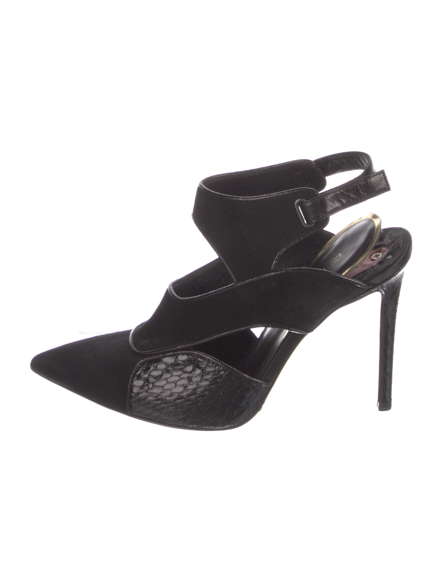 Etro Suede Slingback Pumps