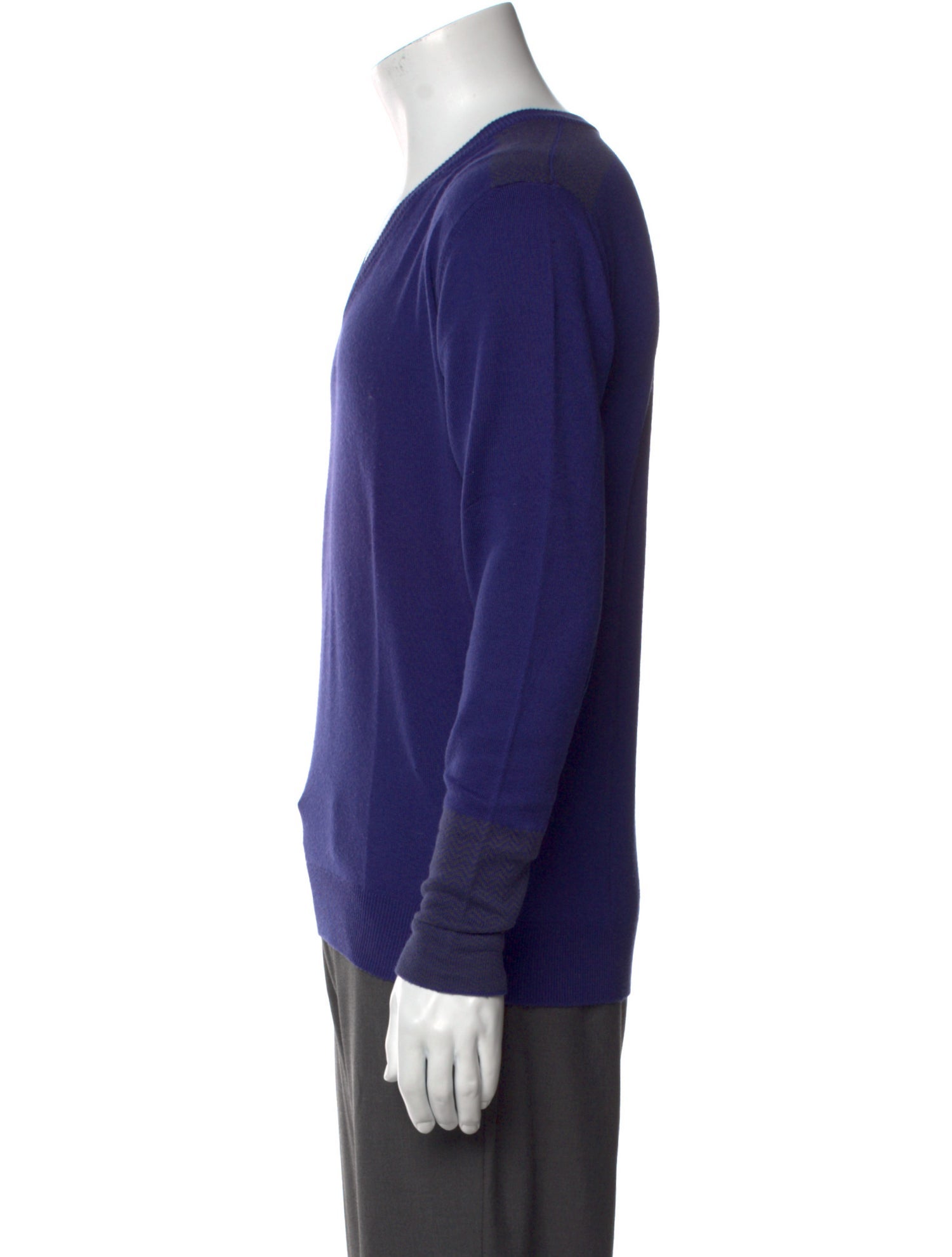 Etro V-Neck Long Sleeve Pullover