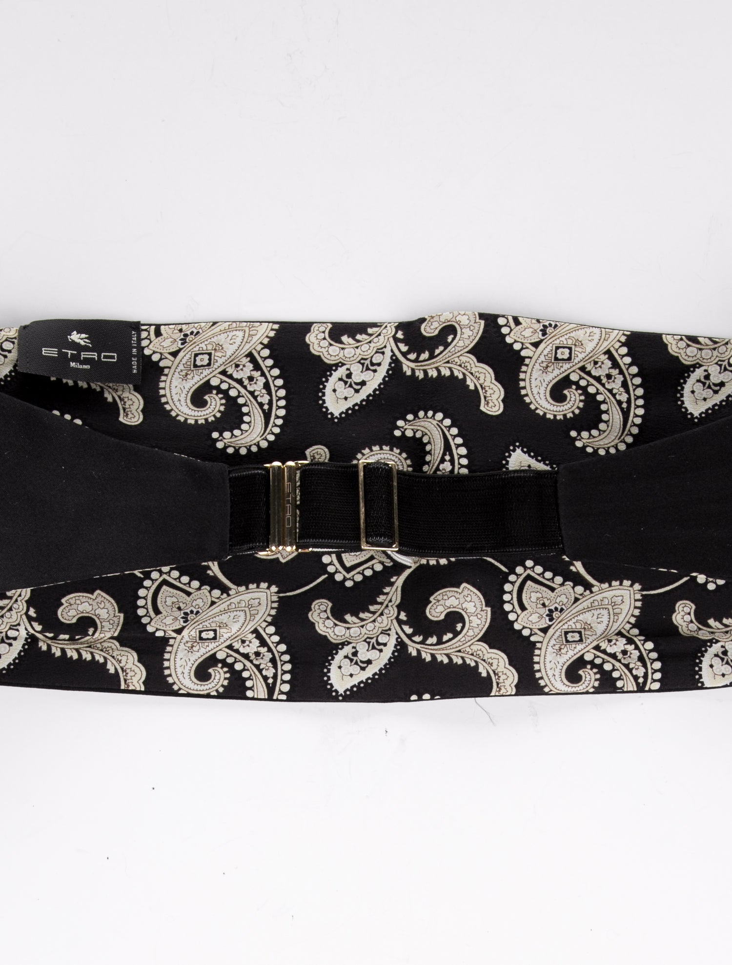 Etro Wide Silk Waist Belt