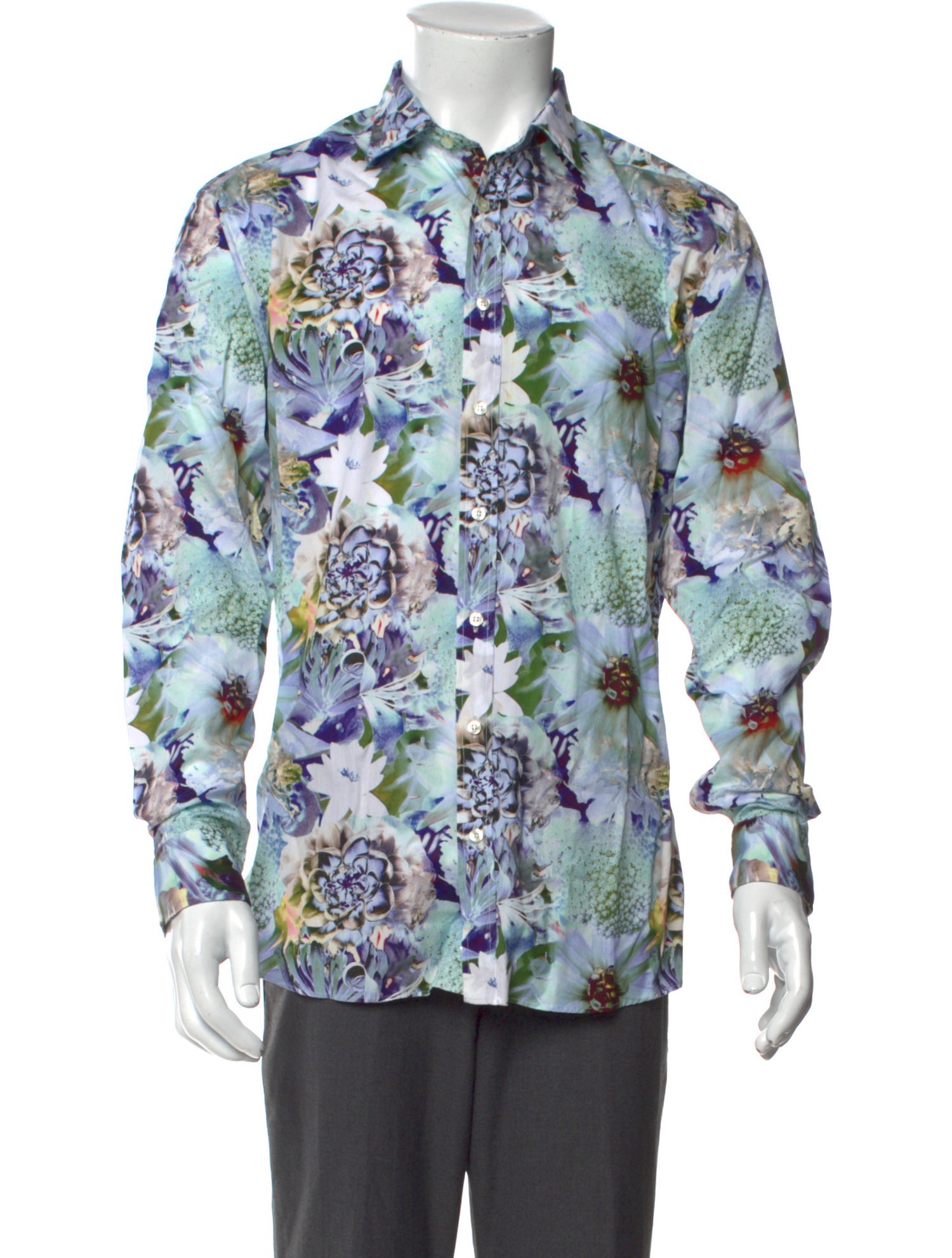 Etro Floral Print Long Sleeve Shirt w/ Tags