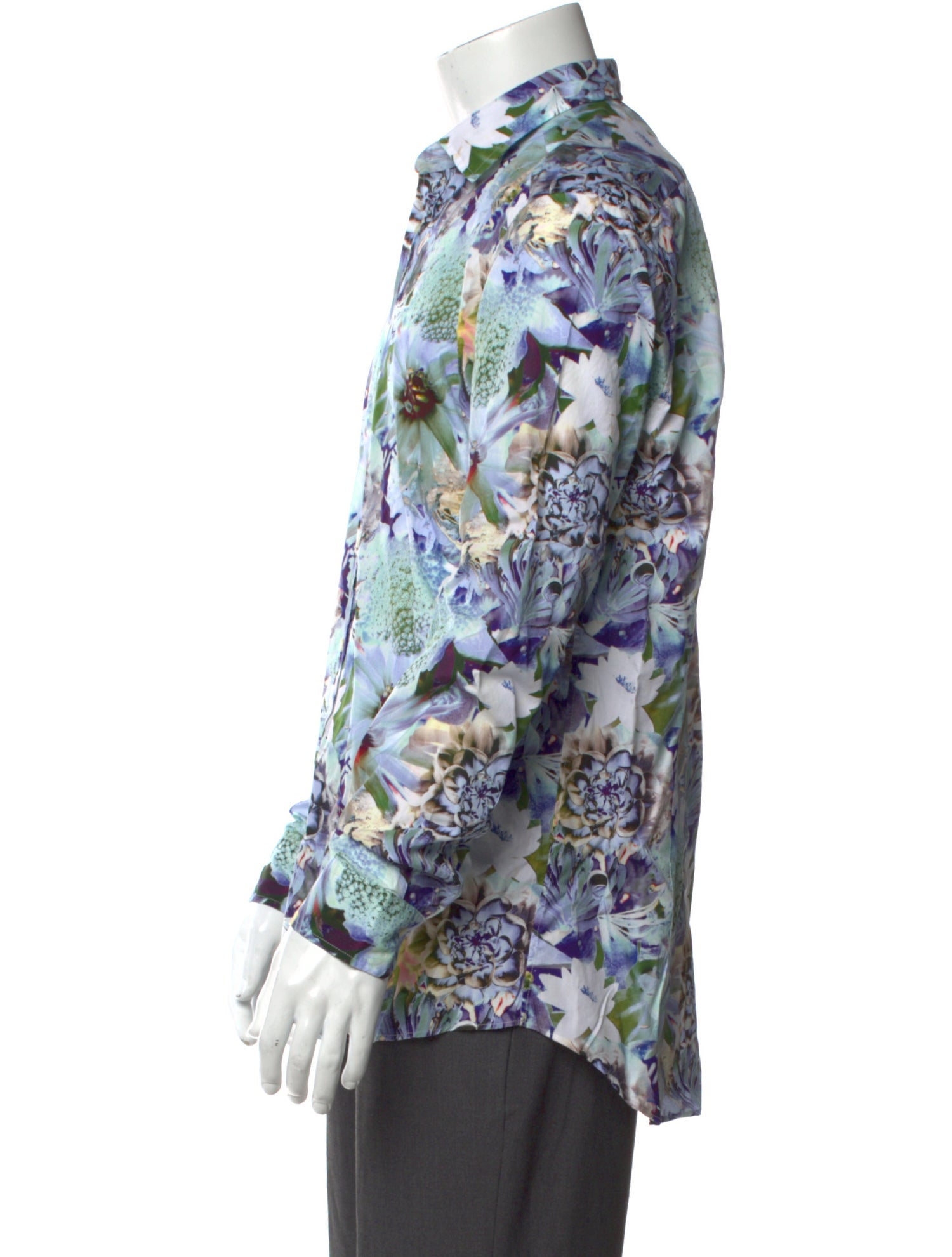 Etro Floral Print Long Sleeve Shirt w/ Tags