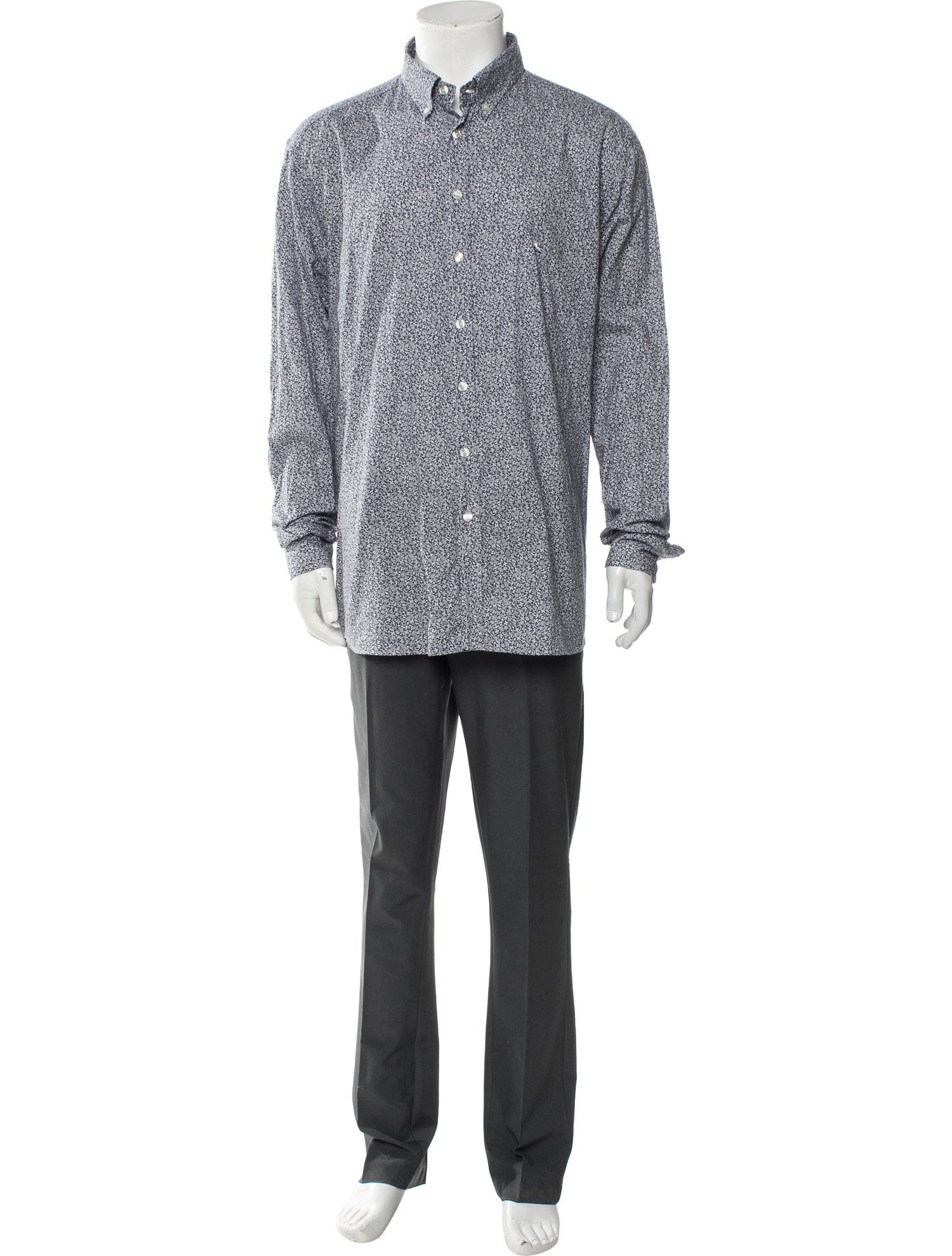 Etro Printed Long Sleeve Shirt