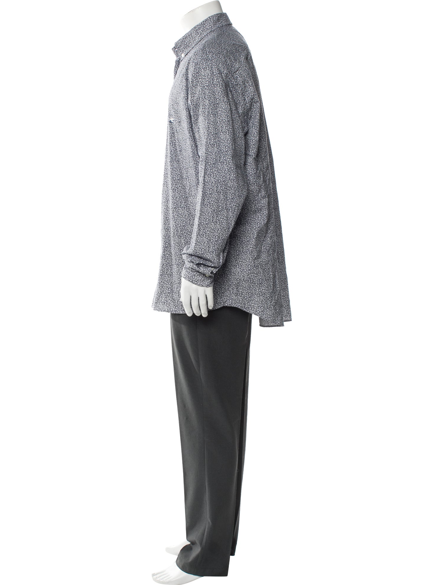 Etro Printed Long Sleeve Shirt