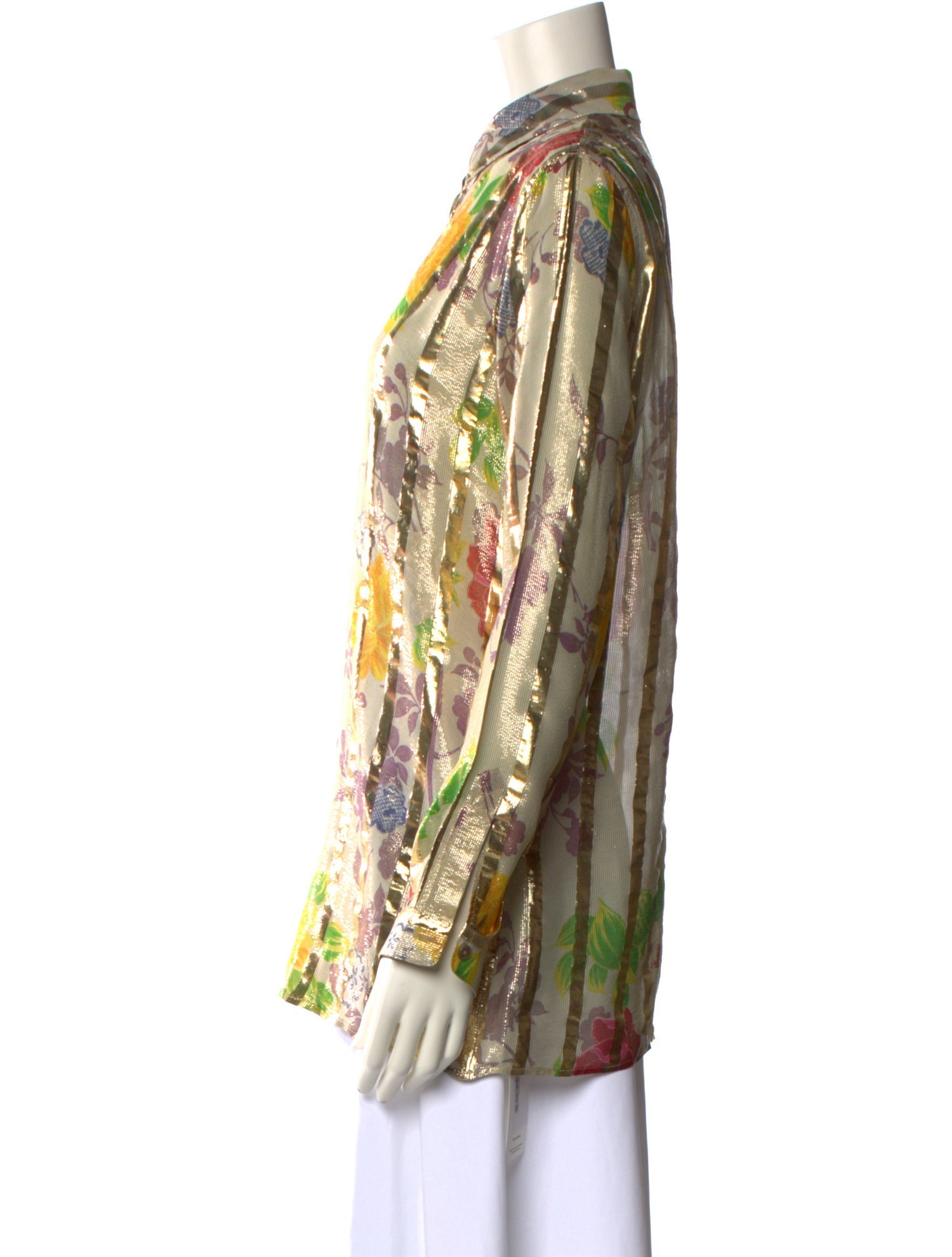 Etro Silk Floral Print Blouse