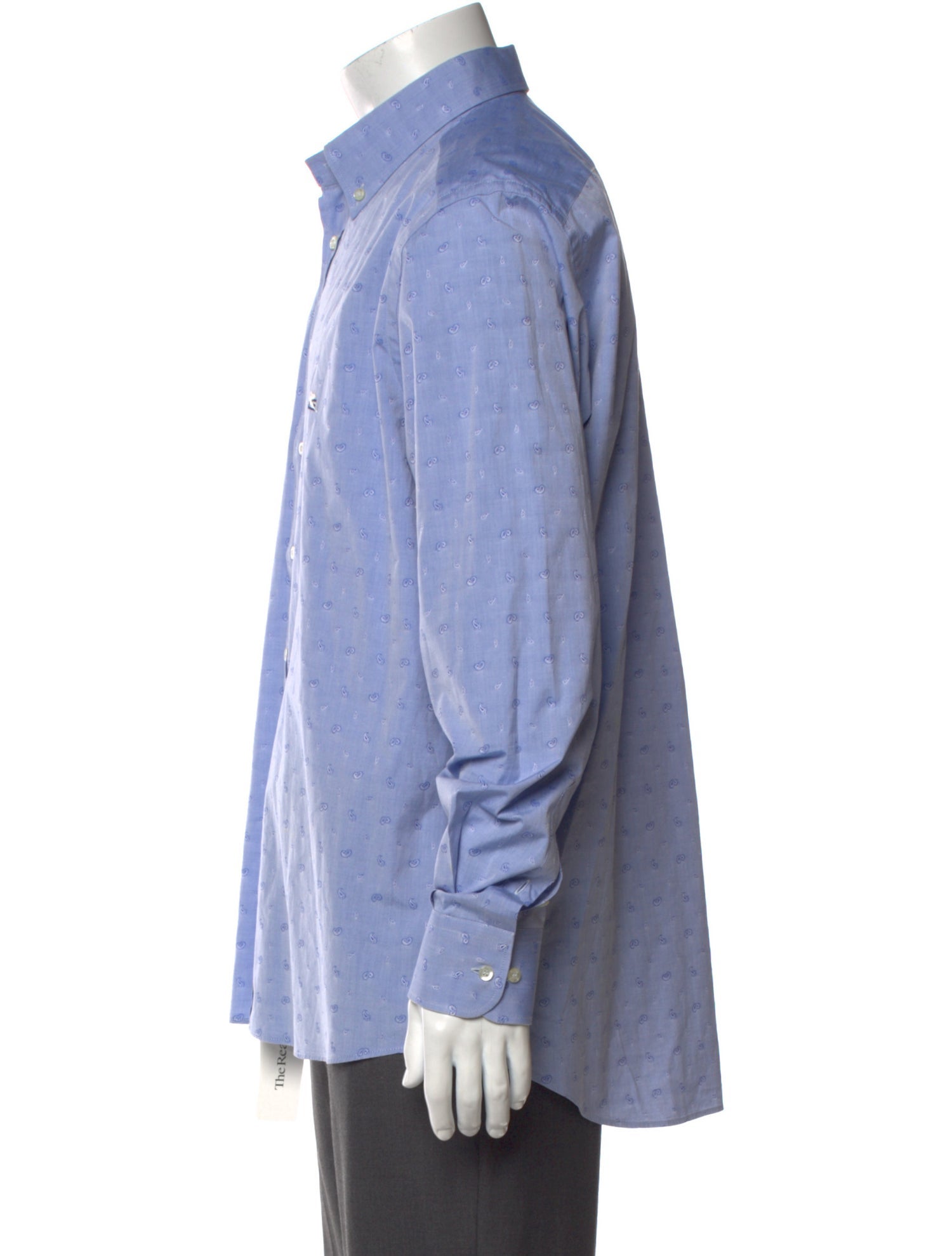 Etro Paisley Print Long Sleeve Dress Shirt