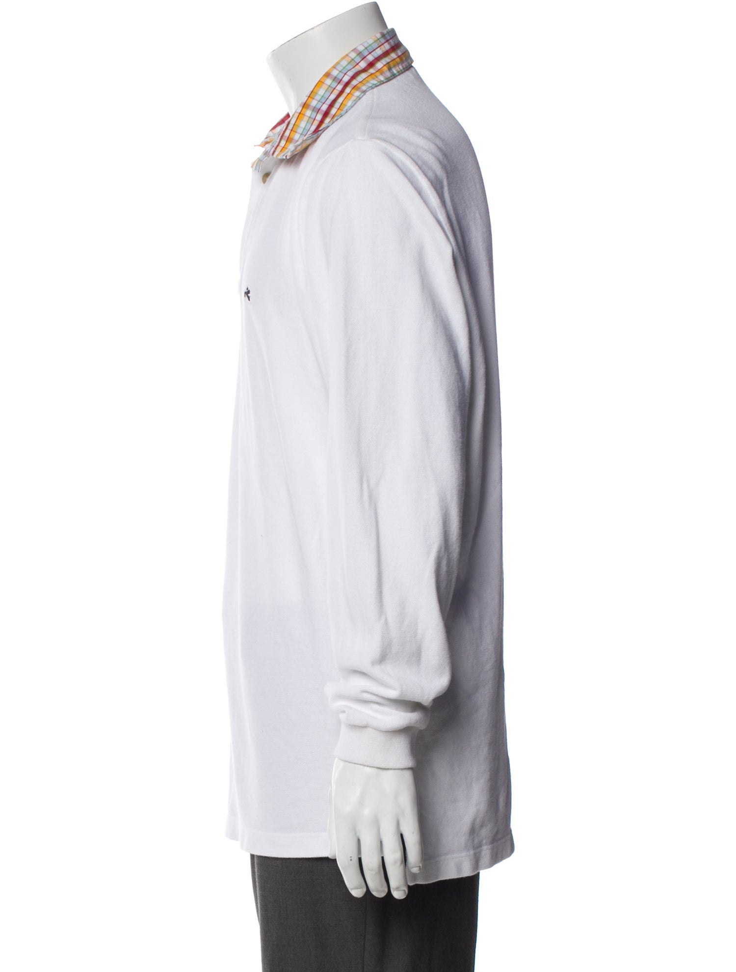 Etro Collar Long Sleeve Polo Shirt