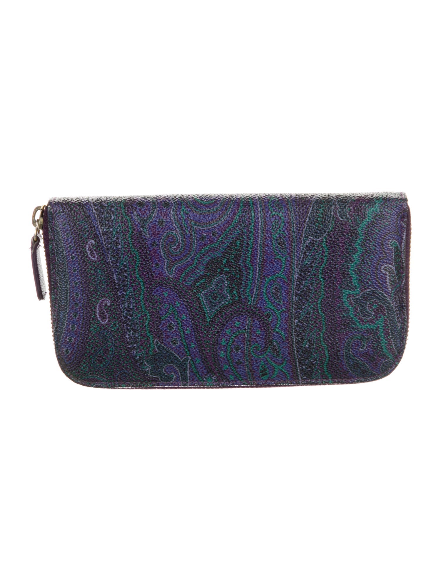 Etro Paisley Print Continental Wallet