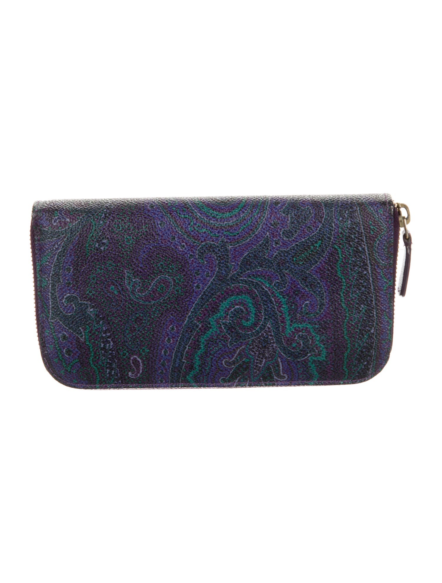 Etro Paisley Print Continental Wallet