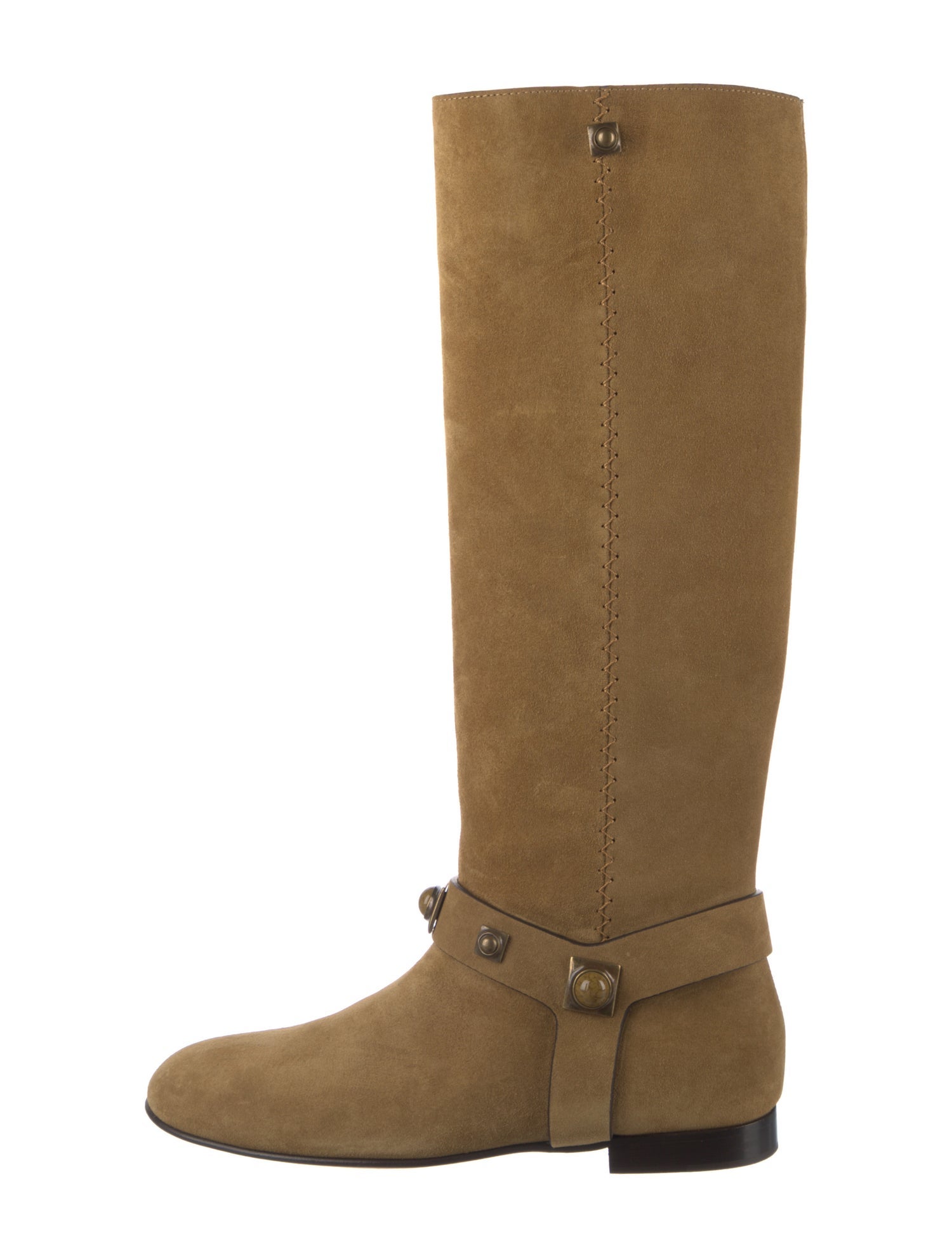 Etro Suede Riding Boots