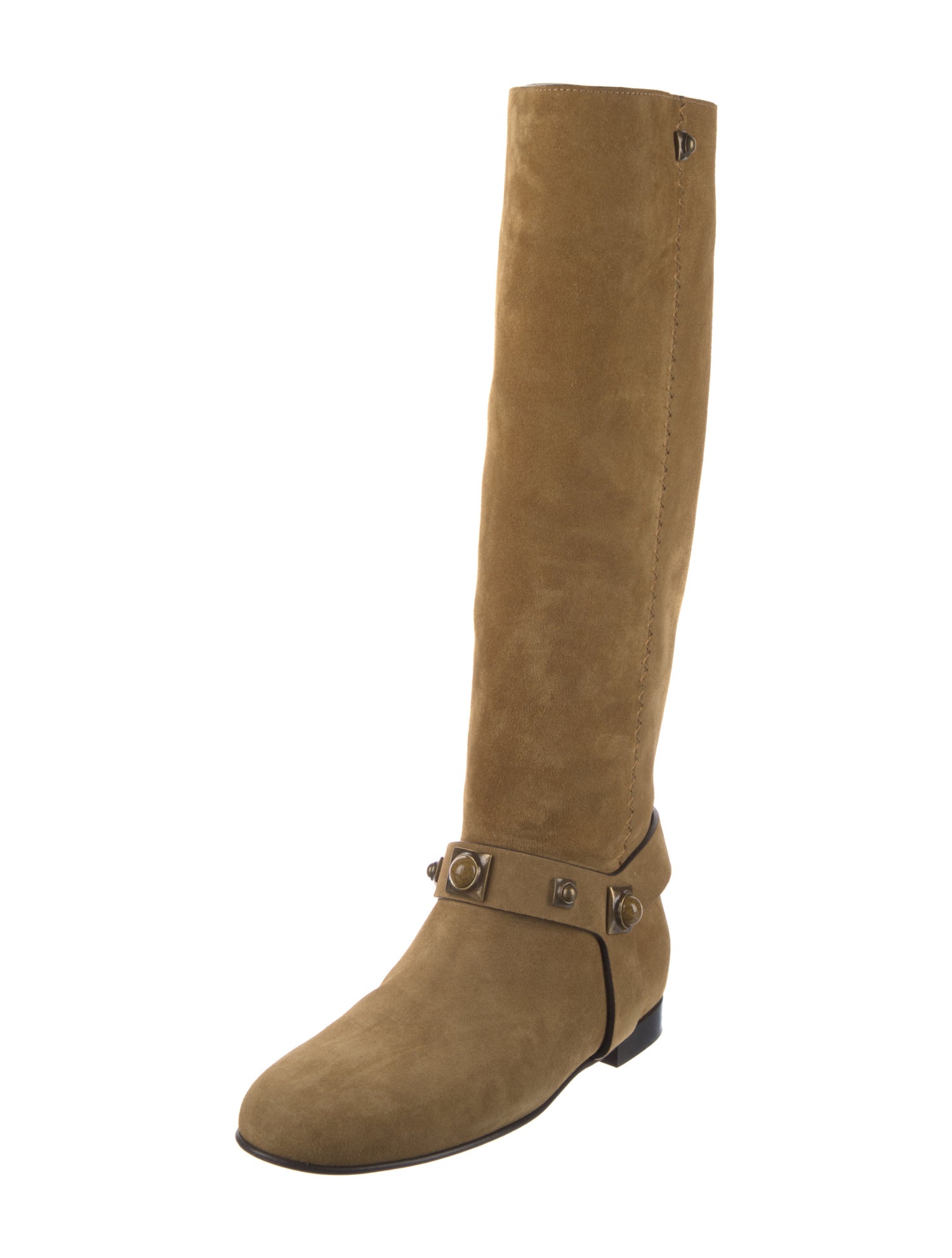 Etro Suede Riding Boots