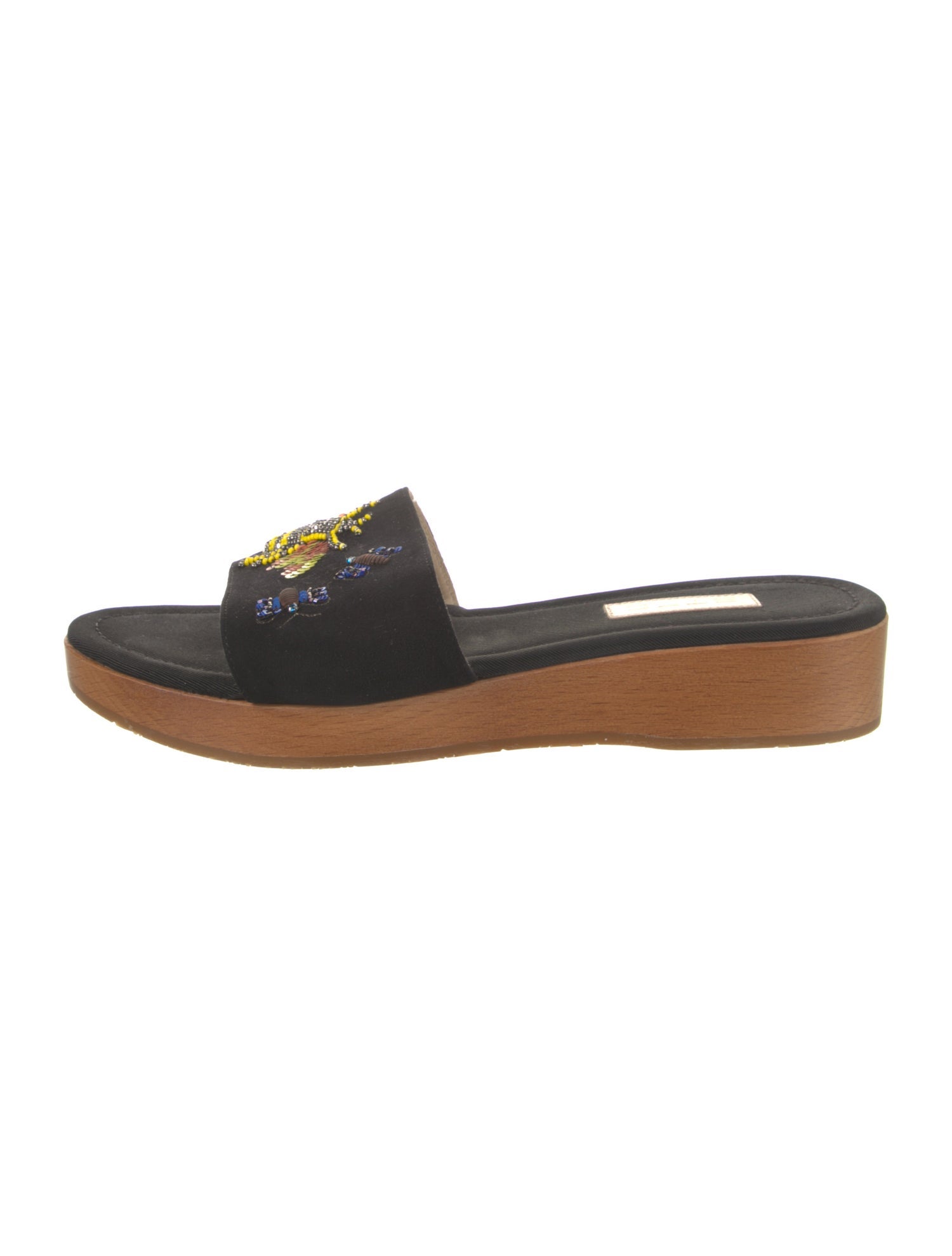 Etro Suede Printed Slides