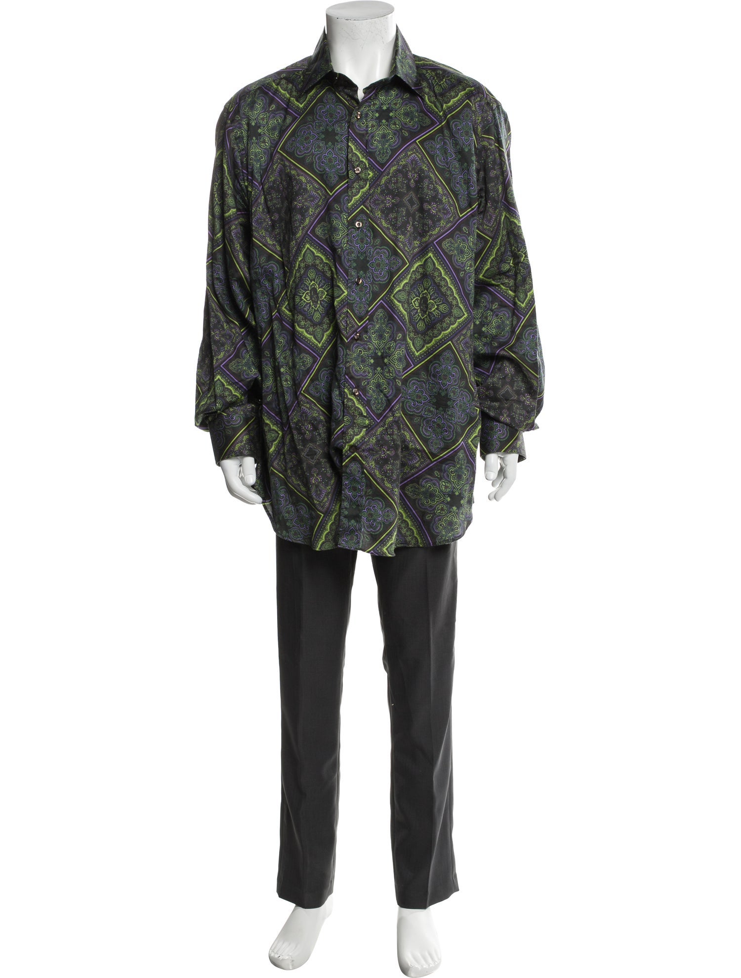 Etro Printed Long Sleeve Shirt