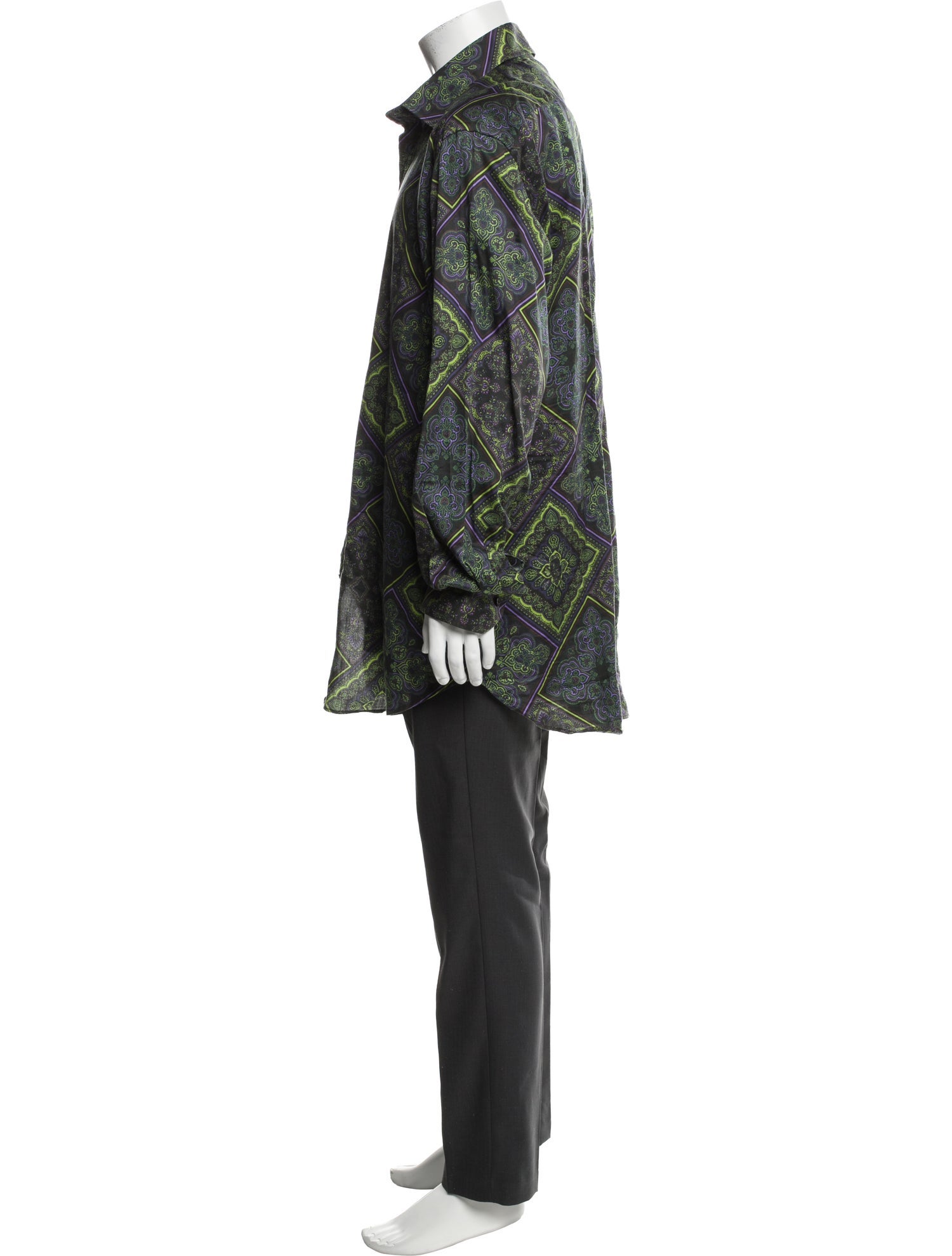 Etro Printed Long Sleeve Shirt