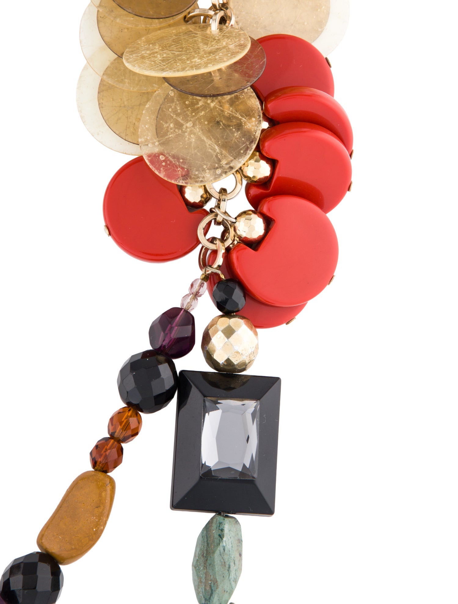 Etro Multistone & Resin Multistrand Necklace