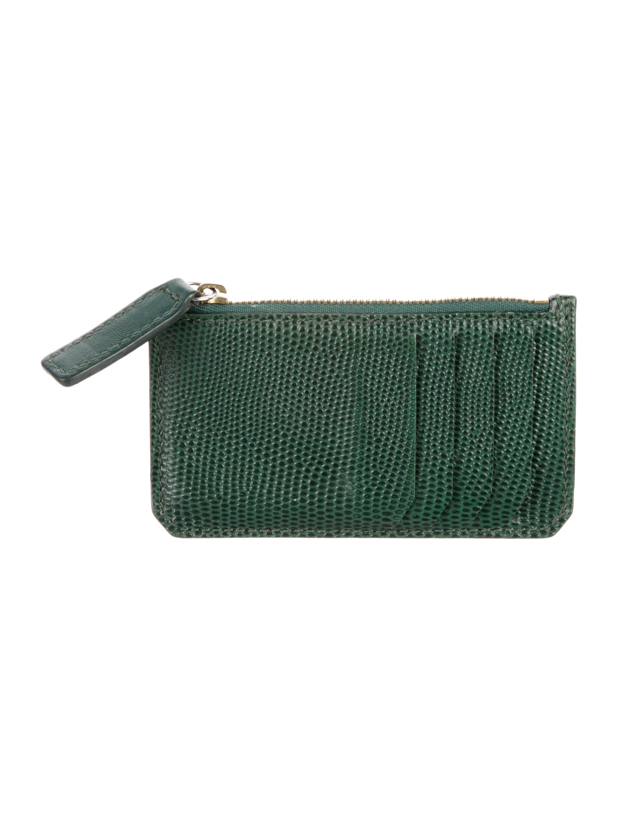 Etro Embossed Leather Card Holder