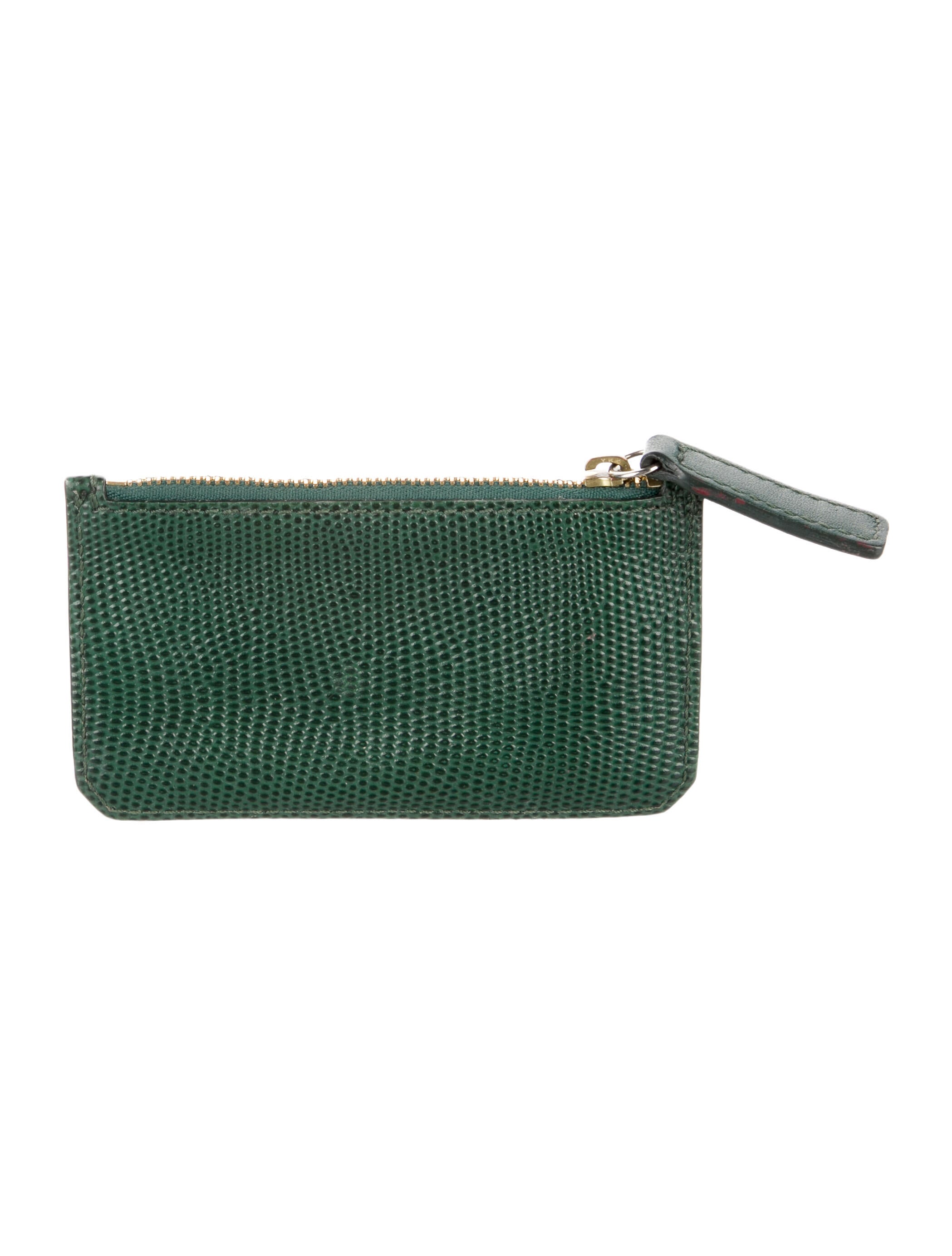 Etro Embossed Leather Card Holder