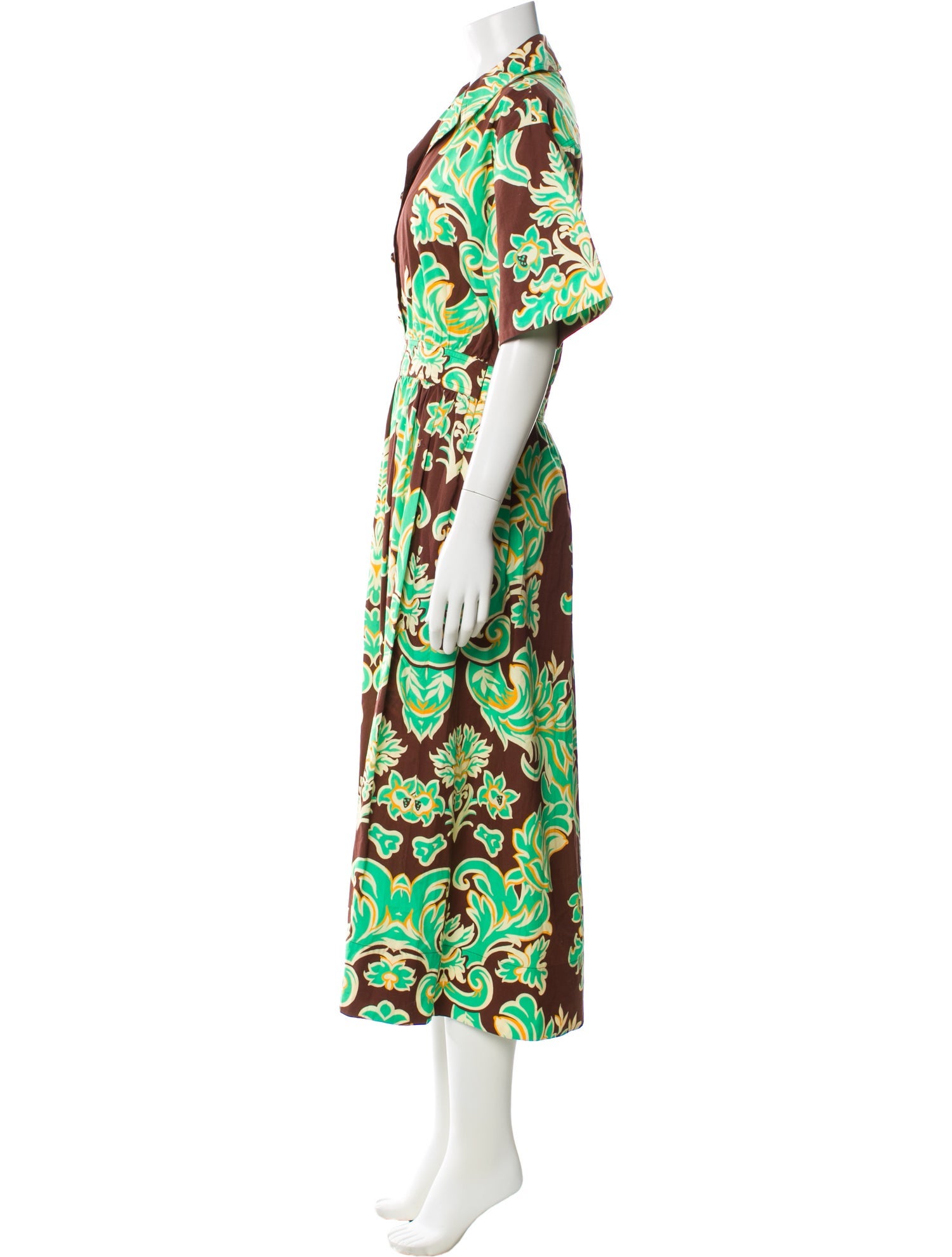 Etro Floral Print Long Dress w/ Tags