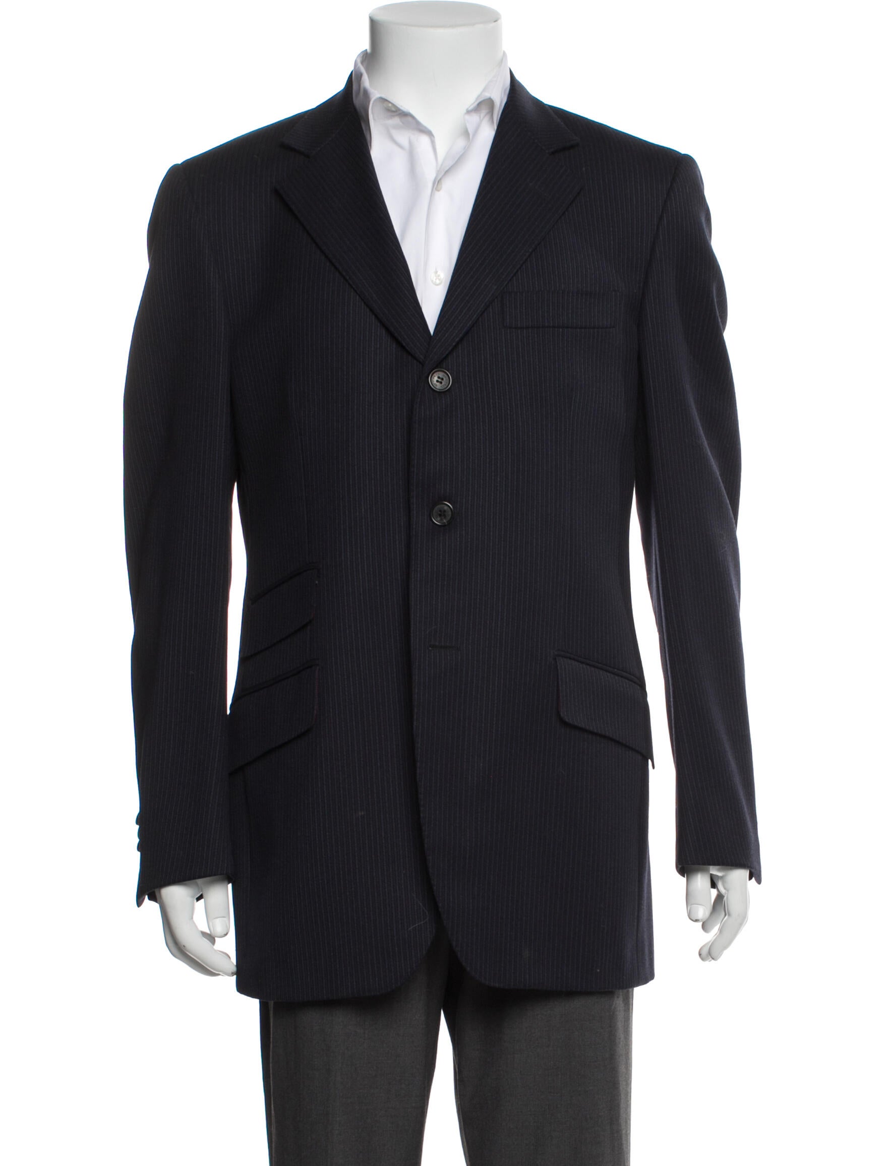 Etro Wool Striped Blazer