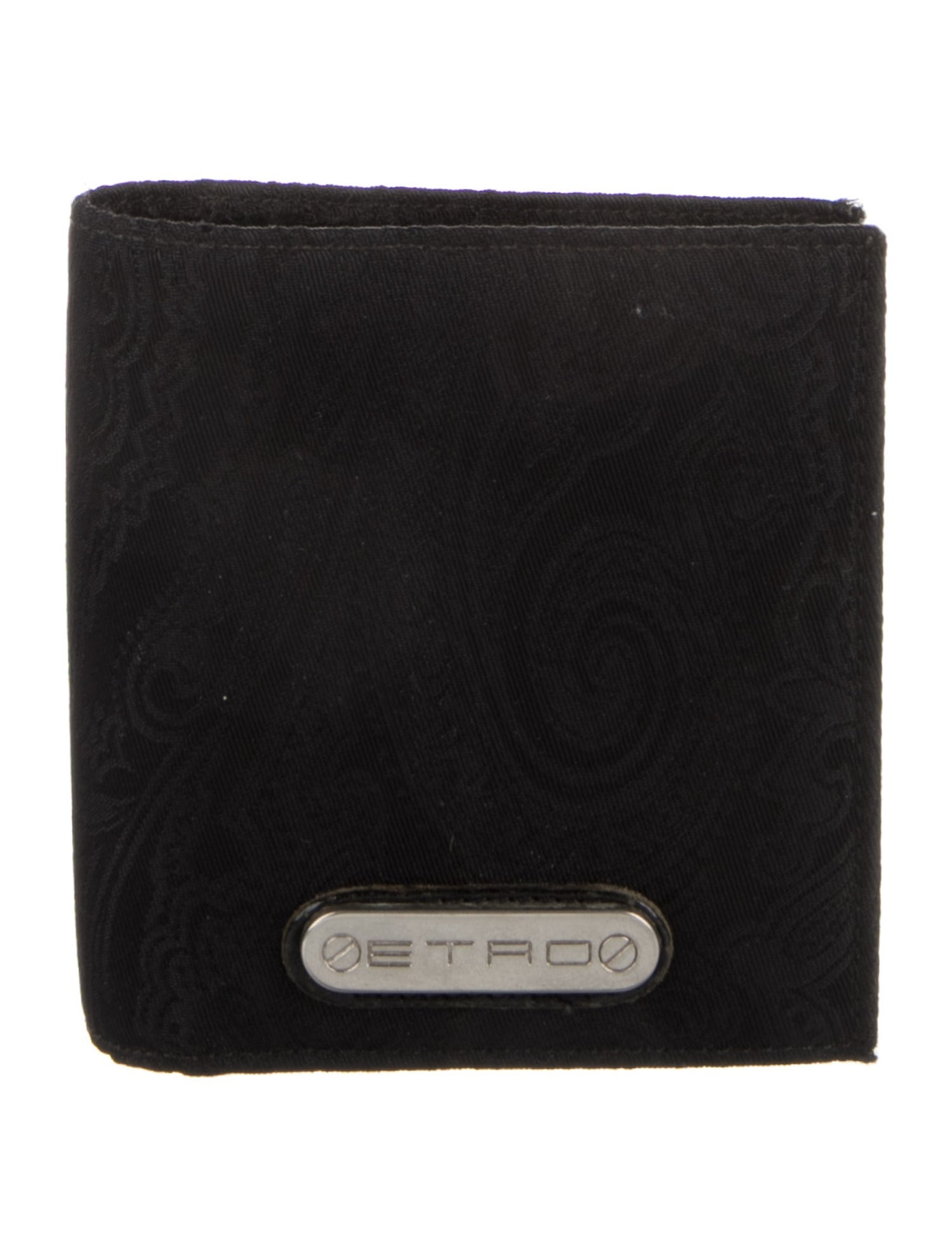 Etro Canvas Printed Compact Wallet