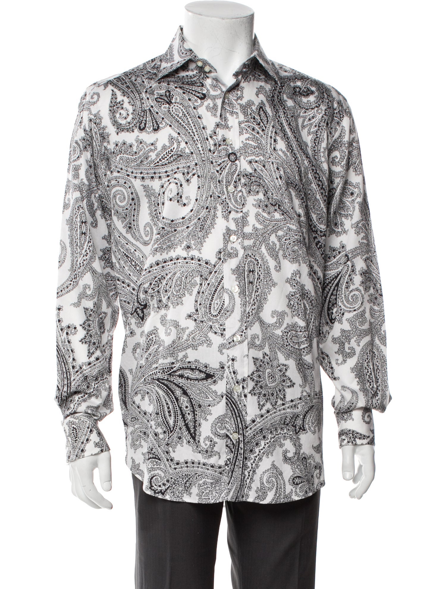 Etro Printed Long Sleeve Shirt