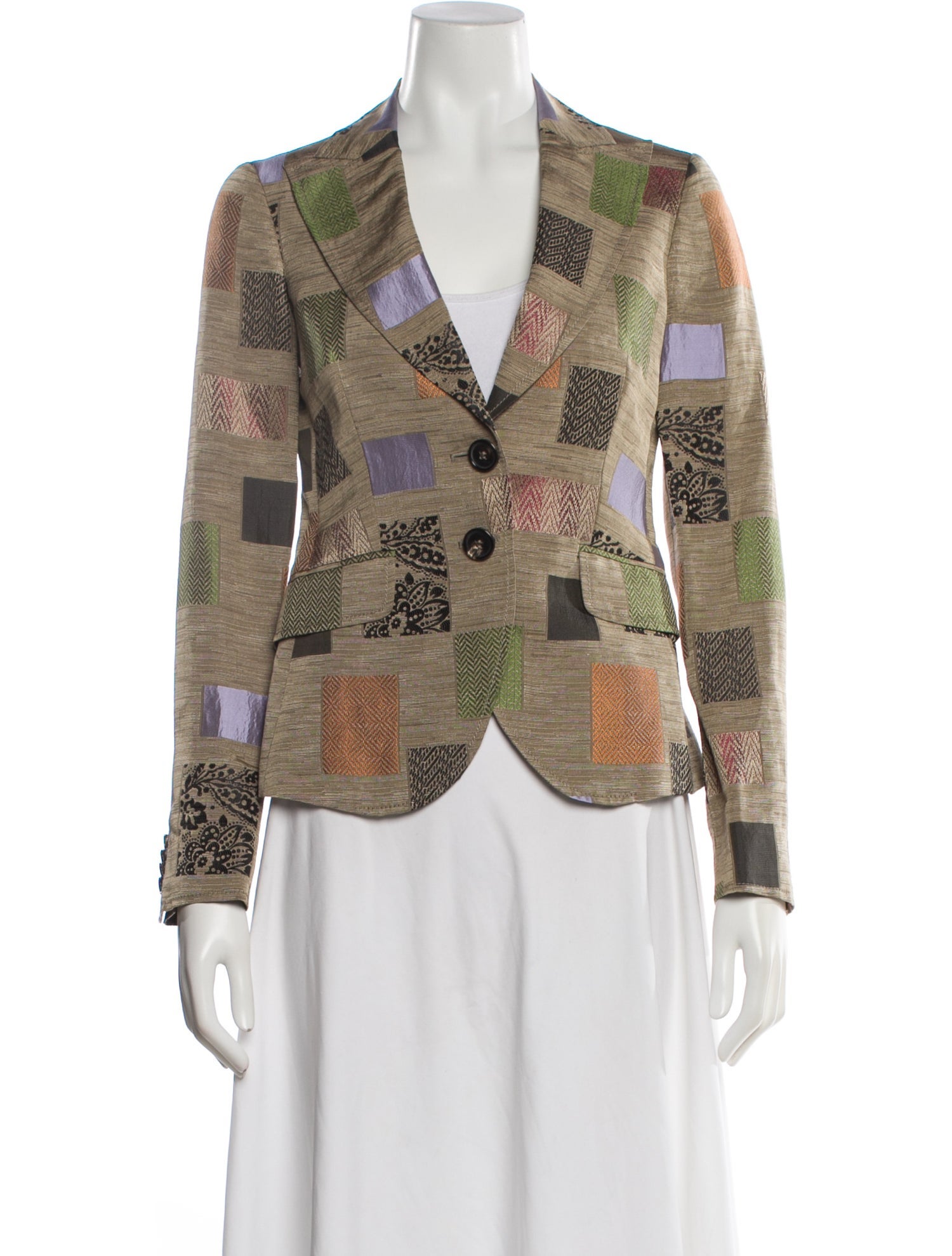 Etro Silk Printed Blazer