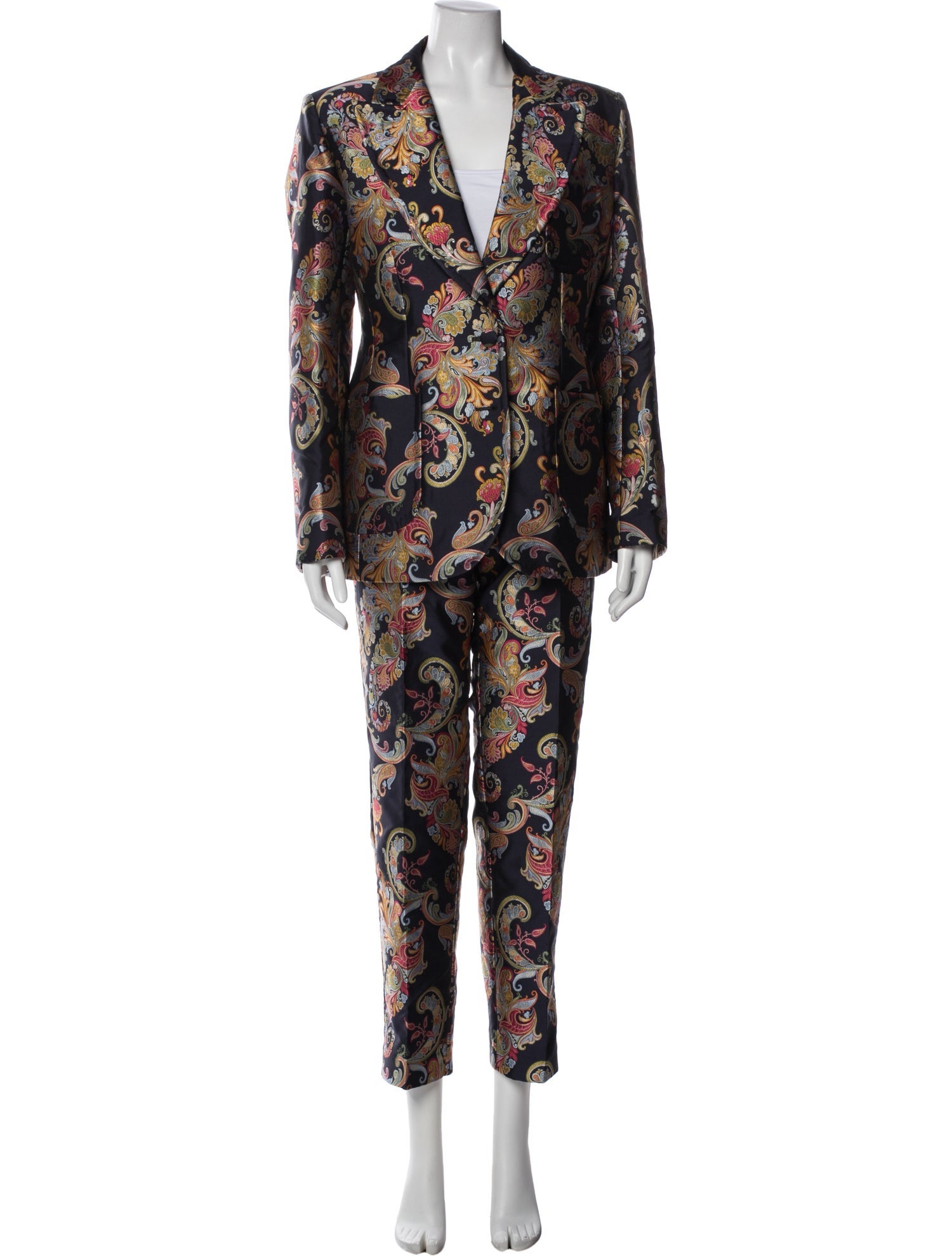 Etro Floral Print Pantsuit