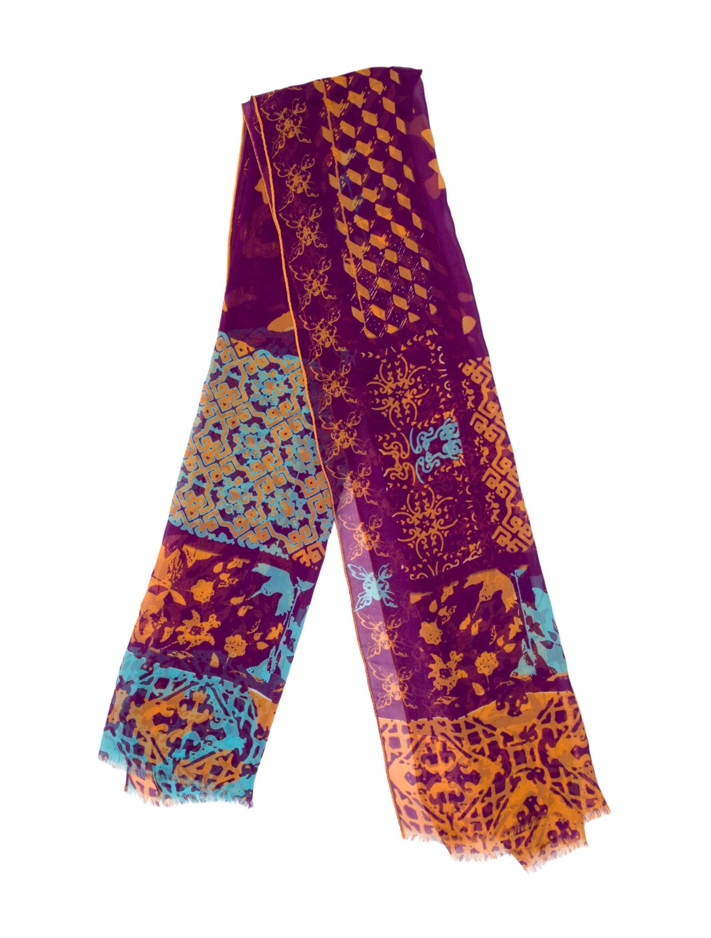 Etro Silk Printed Scarf