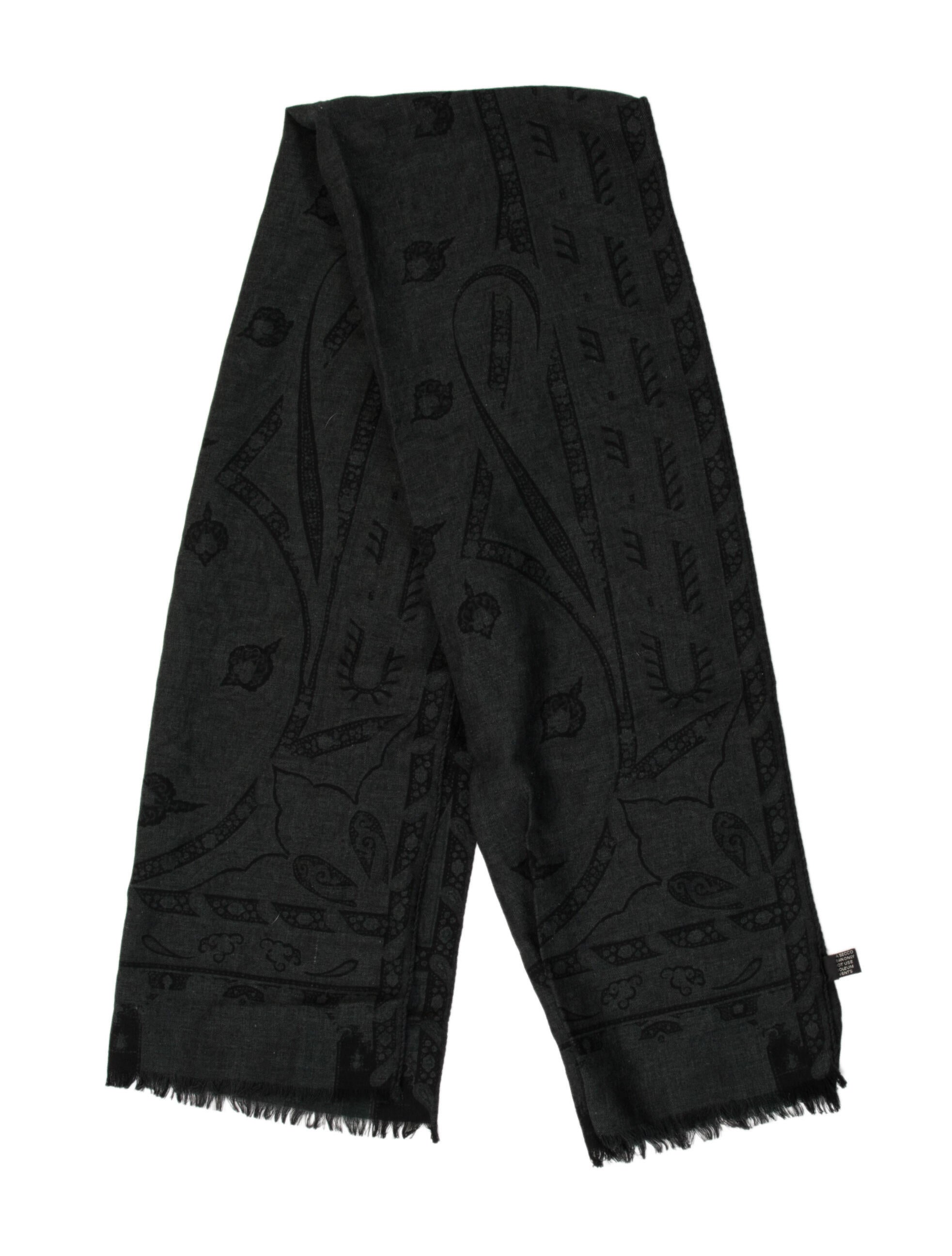 Etro Wool Printed Scarf