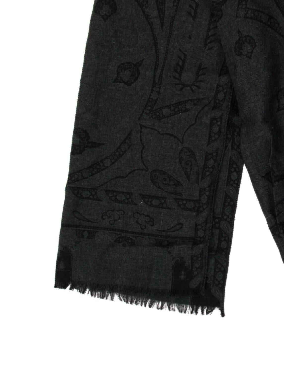 Etro Wool Printed Scarf