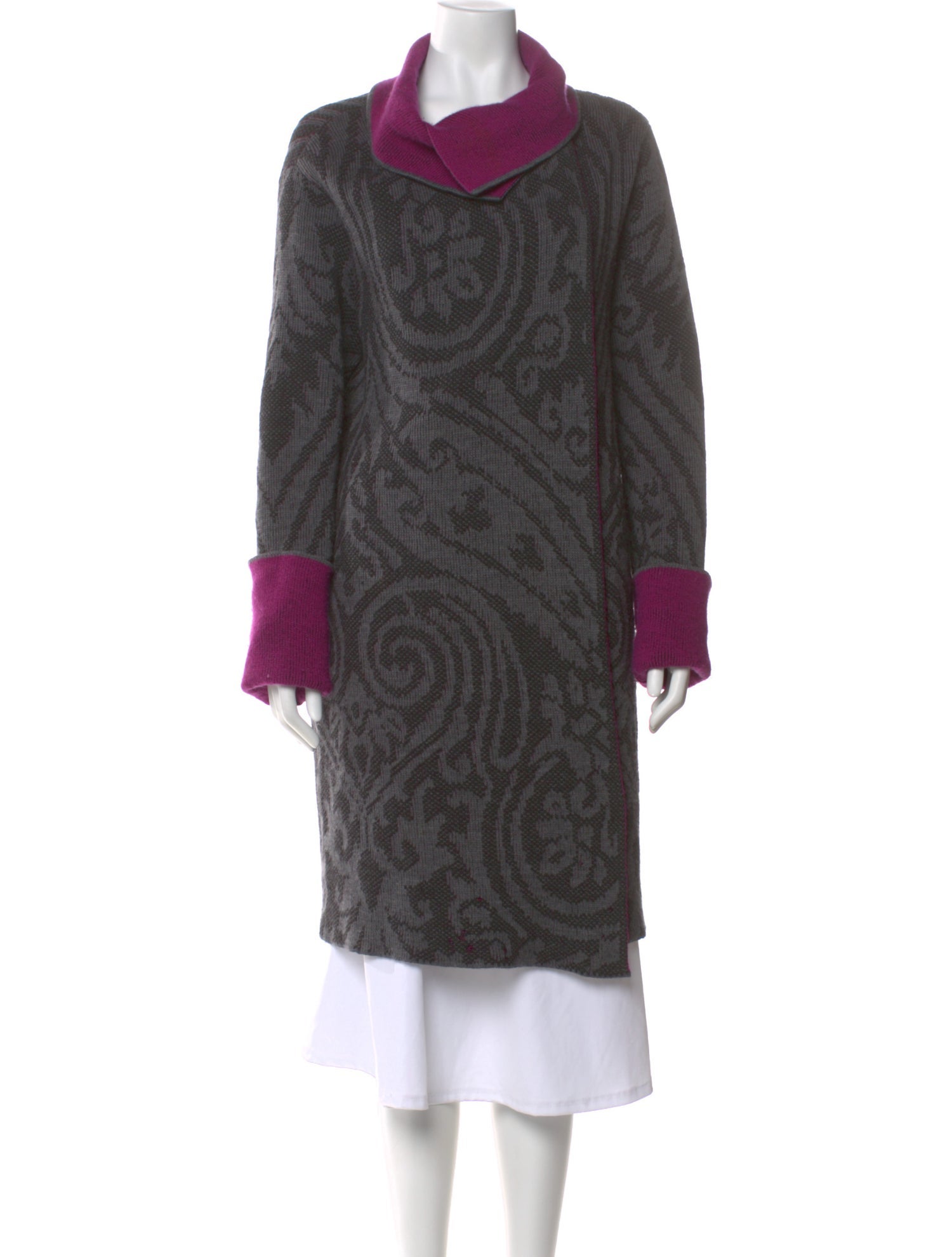 Etro Wool Paisley Print Sweater