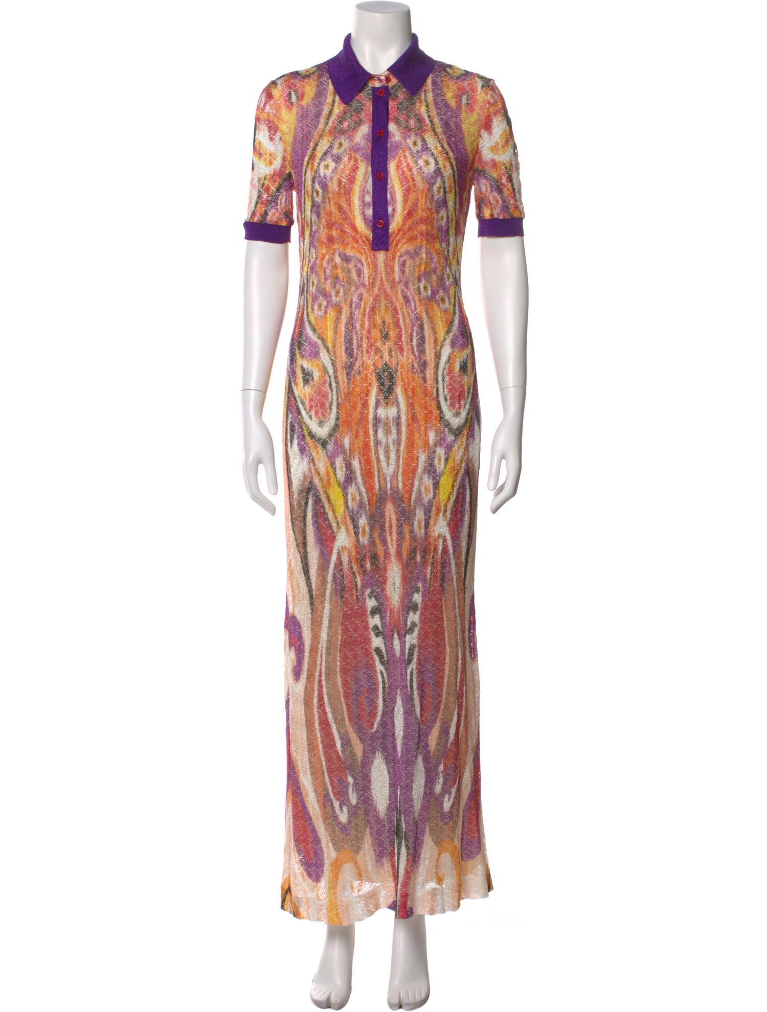 Etro Paisley Print Long Dress