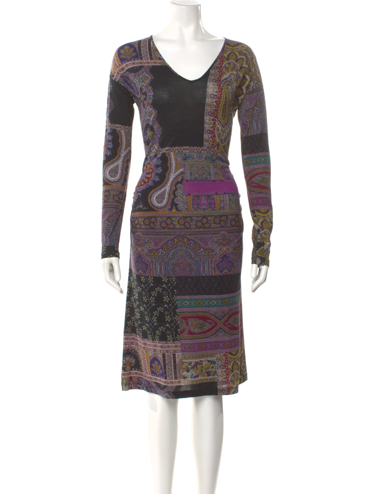 Etro Wool Midi Length Dress