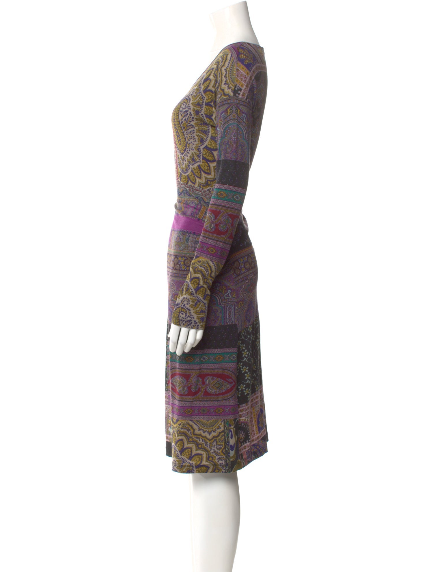 Etro Wool Midi Length Dress