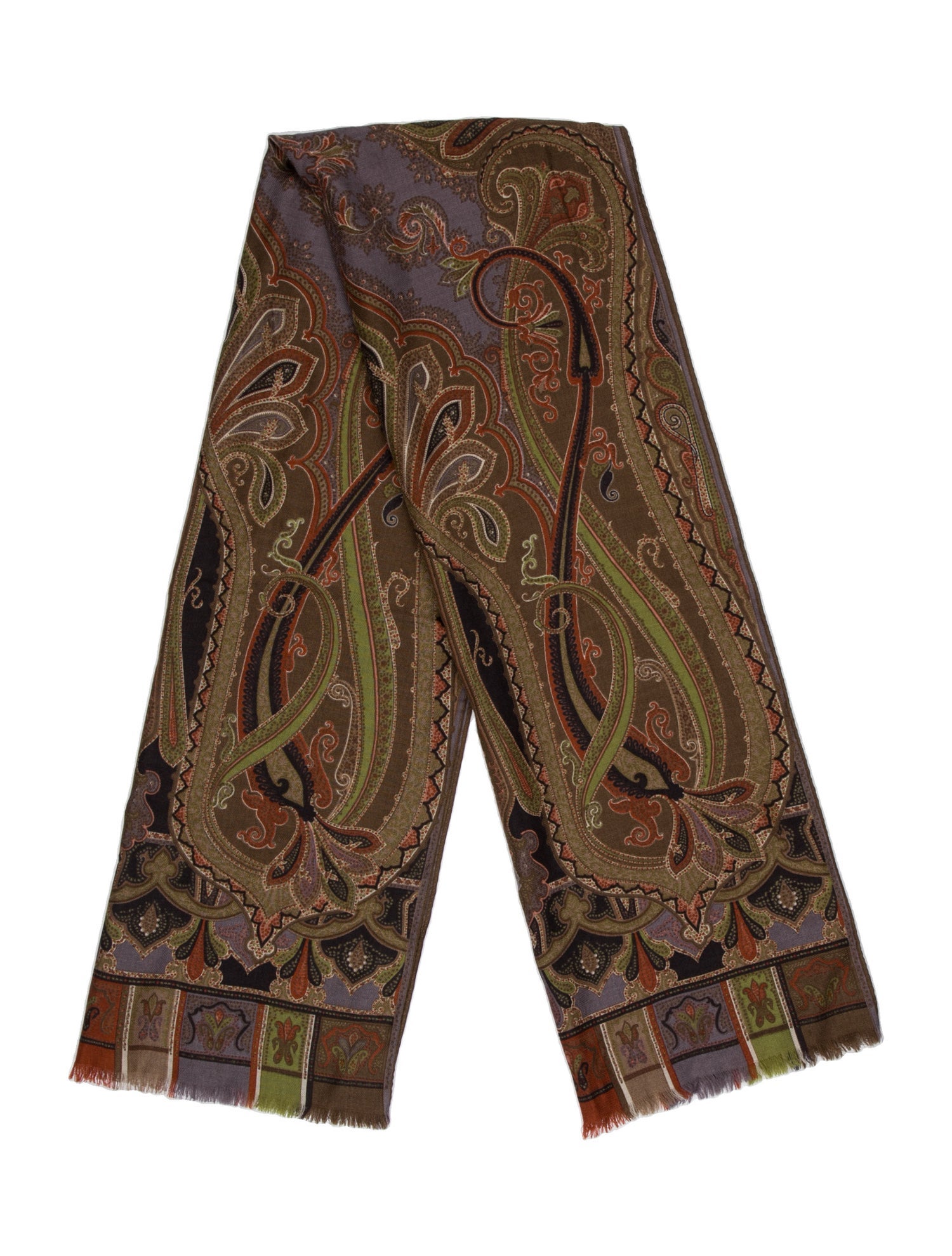 Etro Paisley Print Scarf