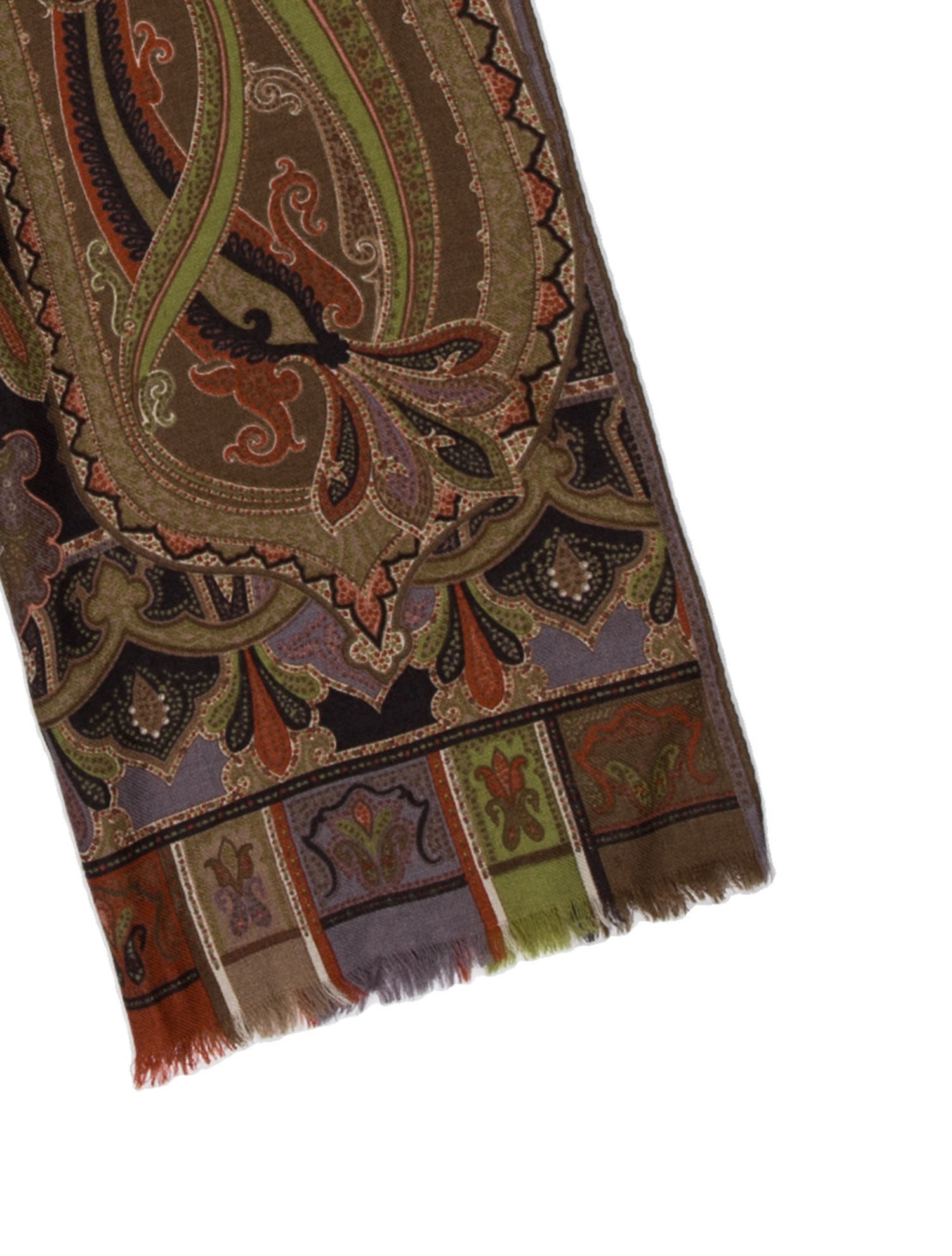 Etro Paisley Print Scarf
