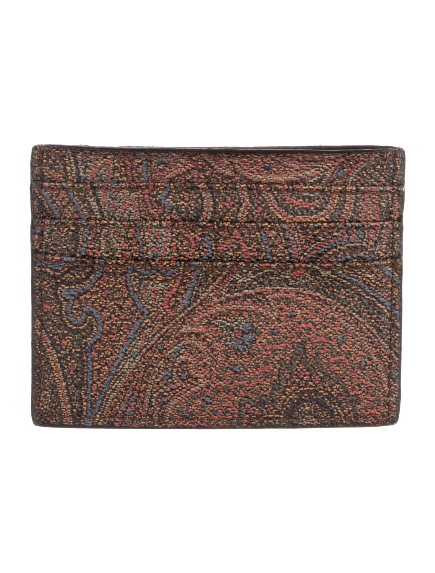 Etro Paisley Print Card Holder