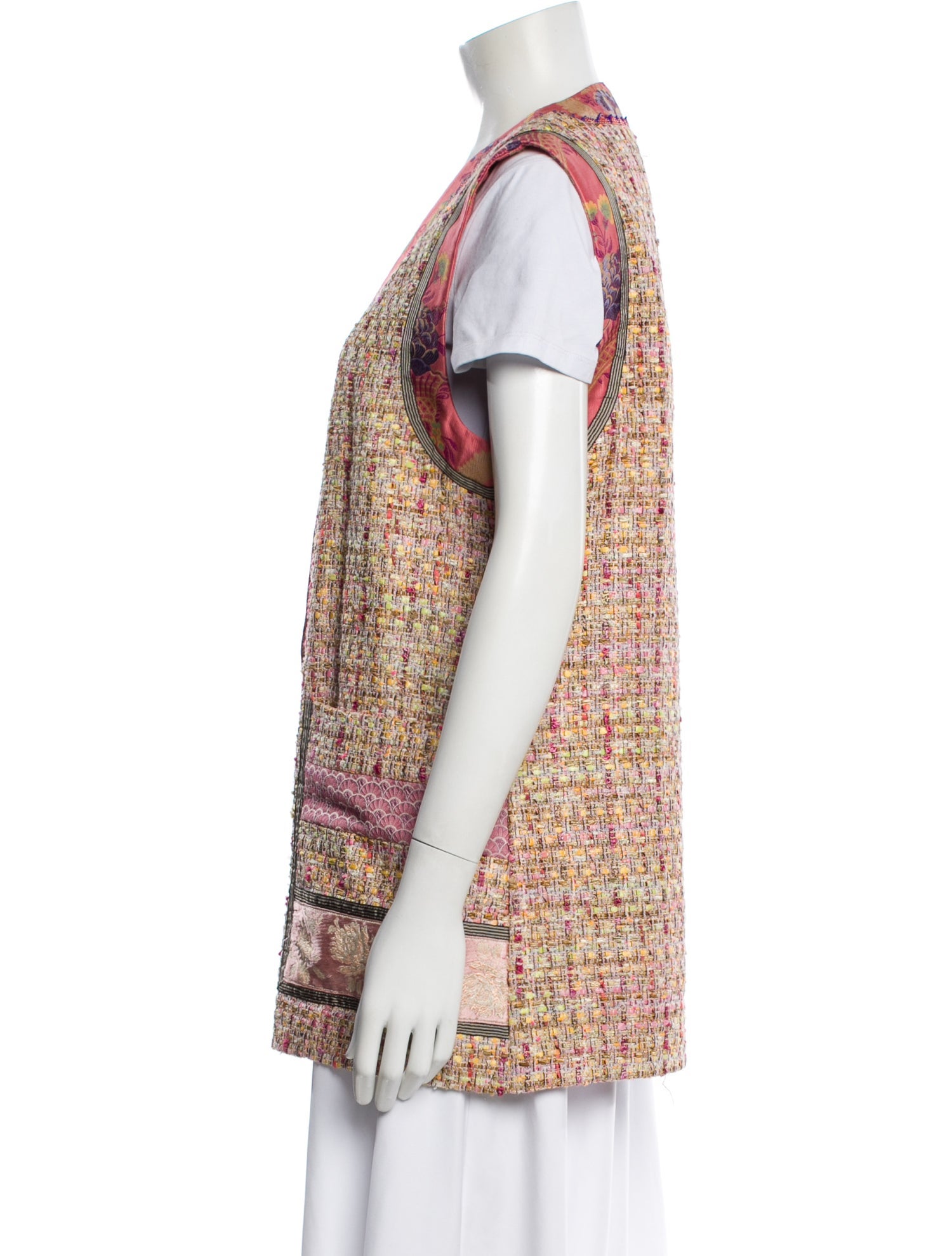 Etro Tweed Pattern Coat