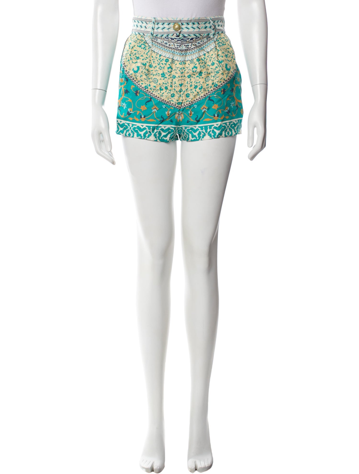 Etro Silk Mini Shorts