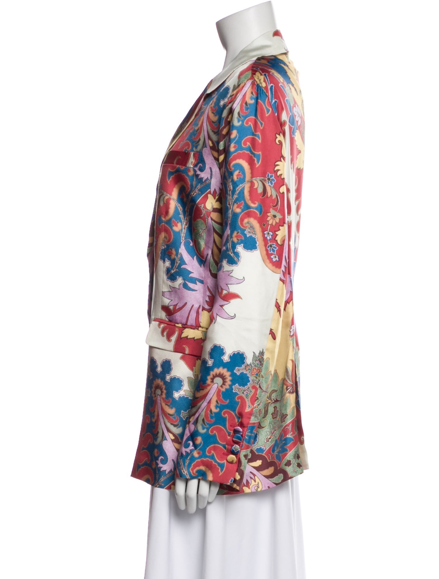 Etro Silk Printed Blazer