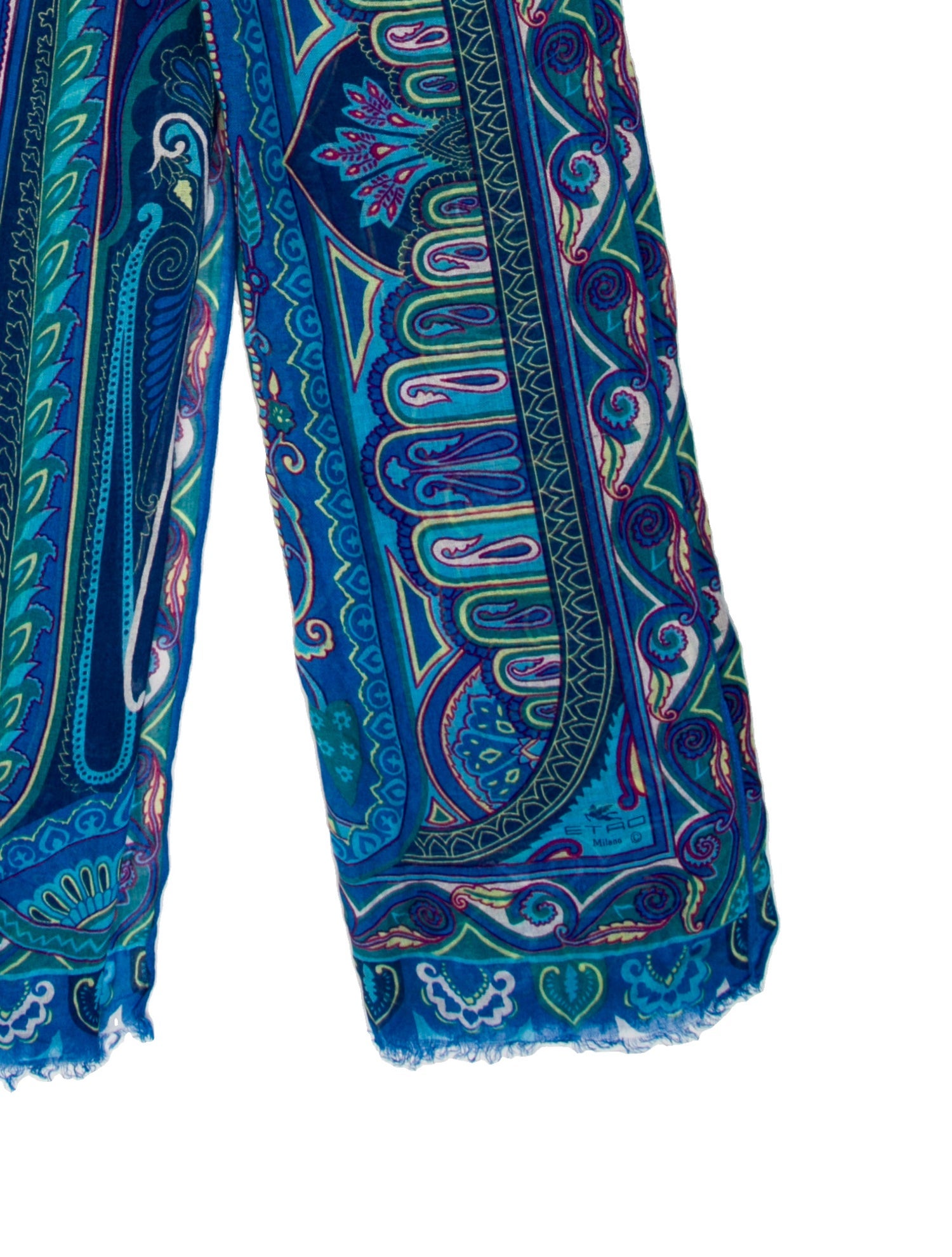 Etro Paisley Print Scarf