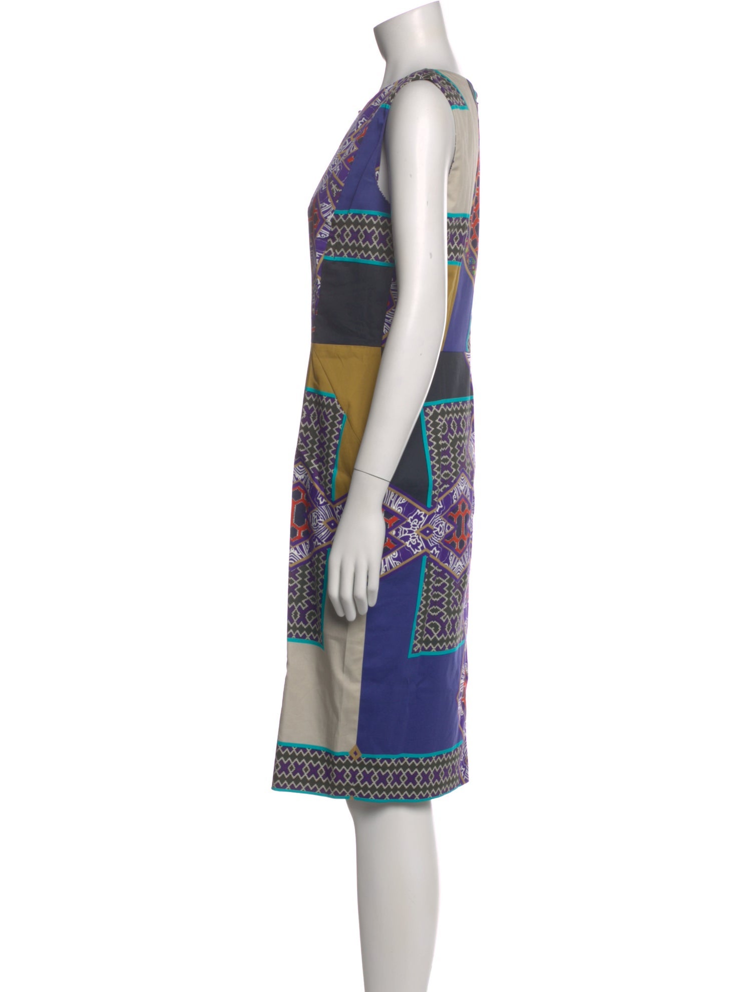 Etro Printed Knee-Length Dress