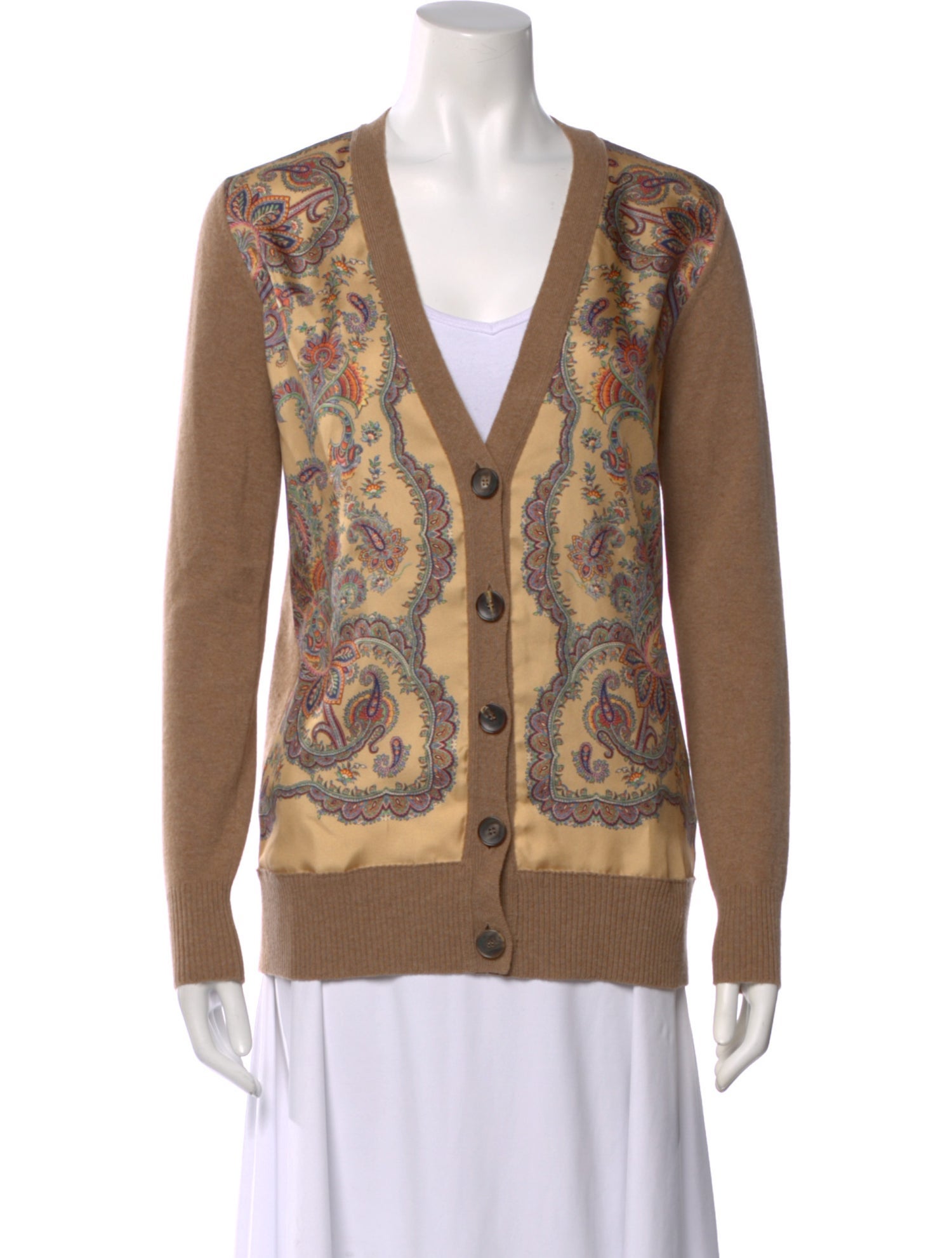 Etro Wool Paisley Print Sweater w/ Tags