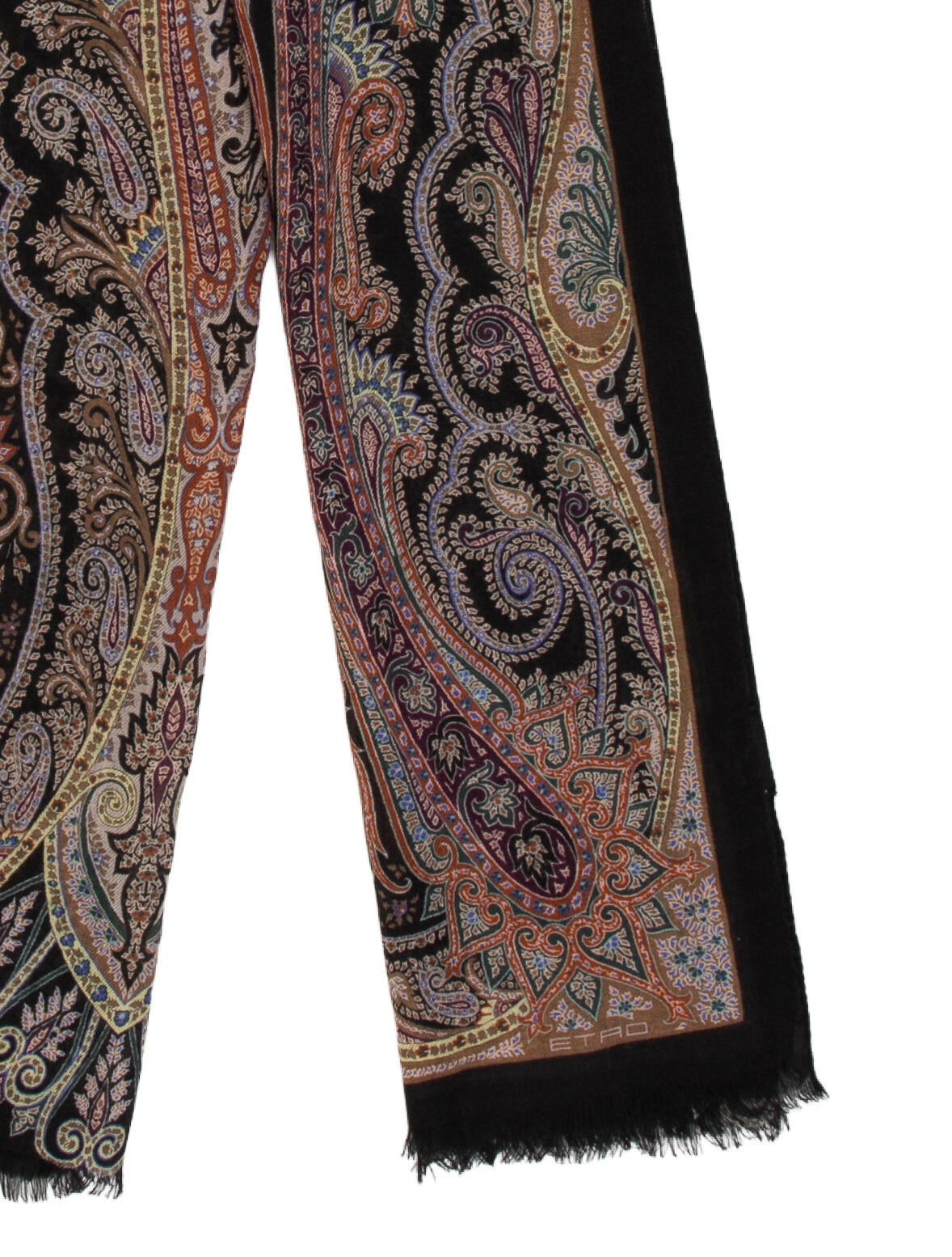 Etro Paisley Print Scarf