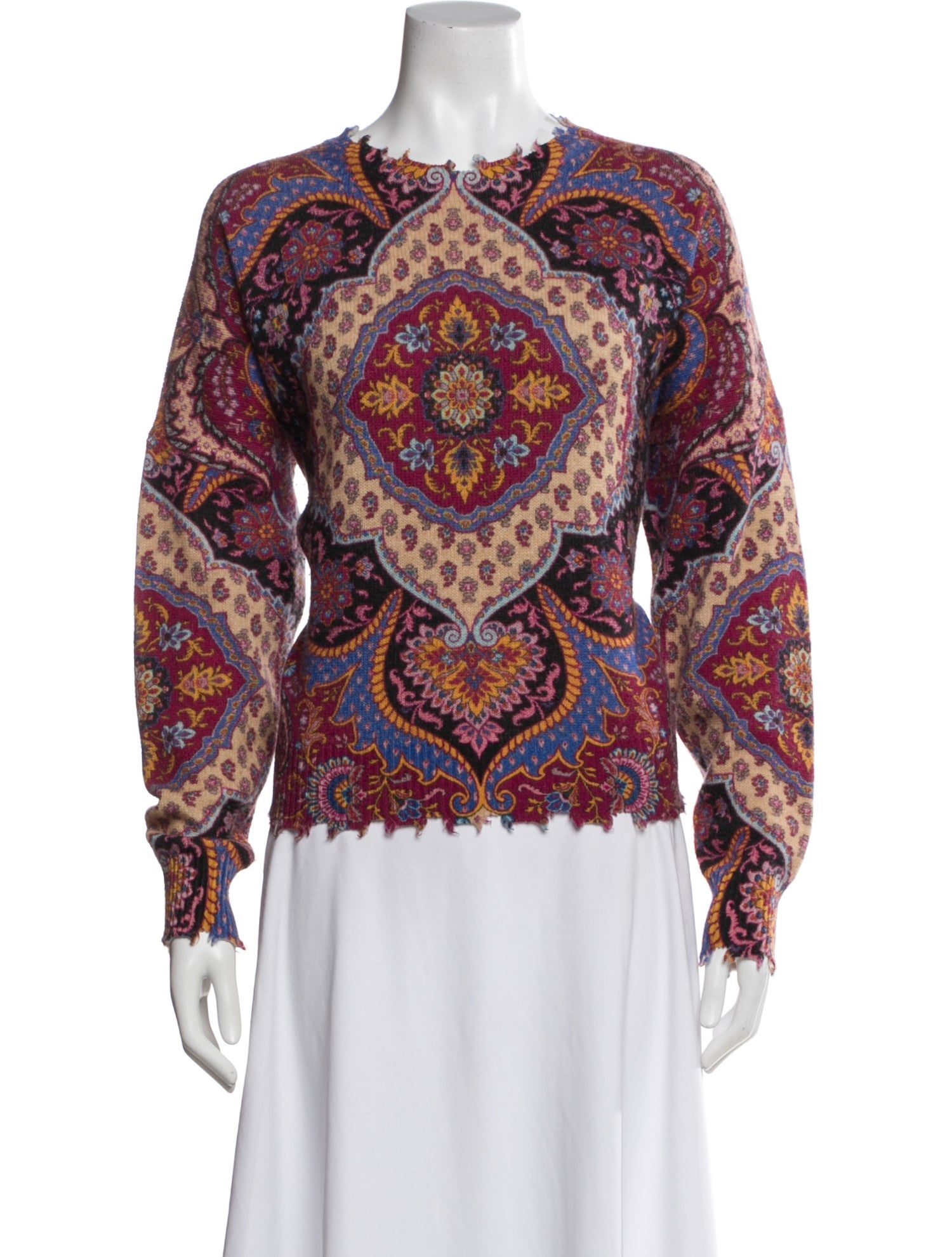 Etro Wool Printed Sweater