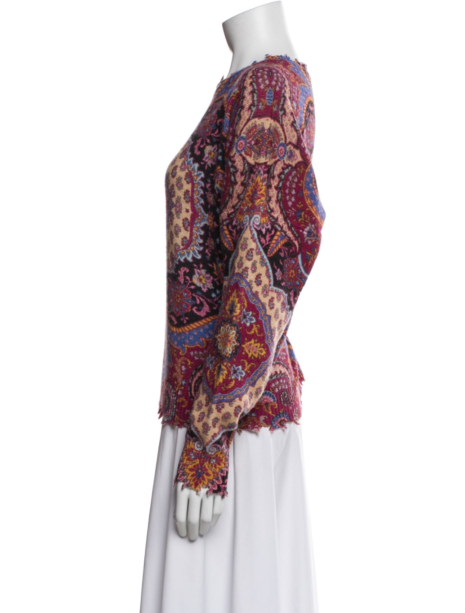 Etro Wool Printed Sweater